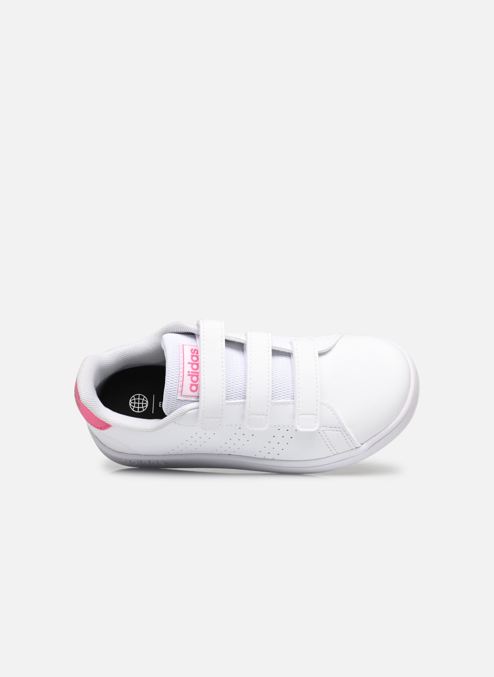 Baskets basses Advantage Cf C fille blanc adidas sportswear Baskets basses Advantage Cf C fille blanc FTWWHT/PULMAG/WONQUA