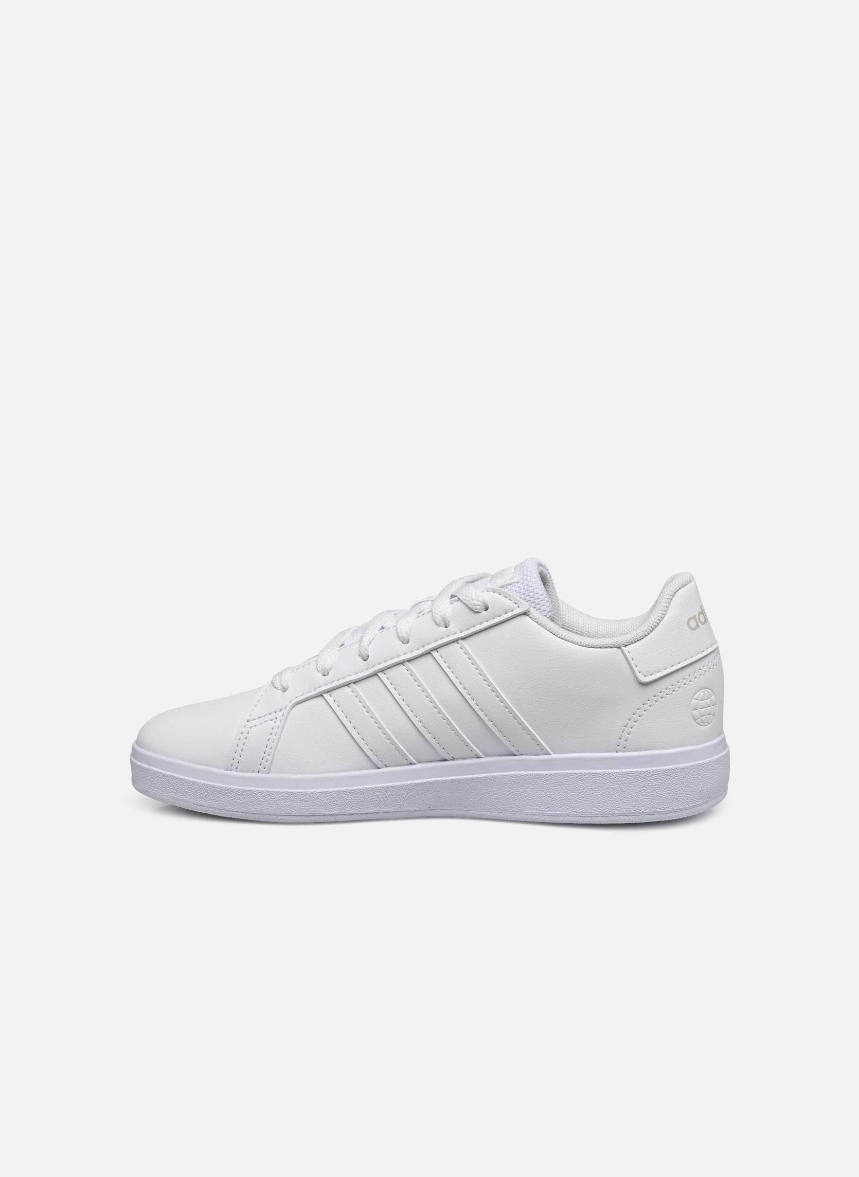 Niedrige Sneaker Grand Court 2.0 K weiß adidas sportswear Niedrige Sneaker Grand Court 2.0 K weiß FTWWHT/FTWWHT/GREONE
