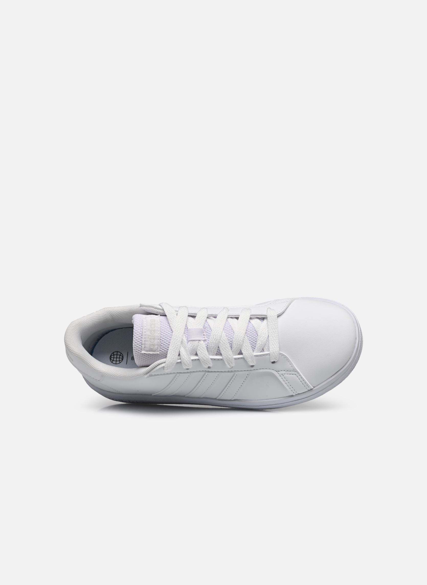 Niedrige Sneaker Grand Court 2.0 K weiß adidas sportswear Niedrige Sneaker Grand Court 2.0 K weiß FTWWHT/FTWWHT/GREONE