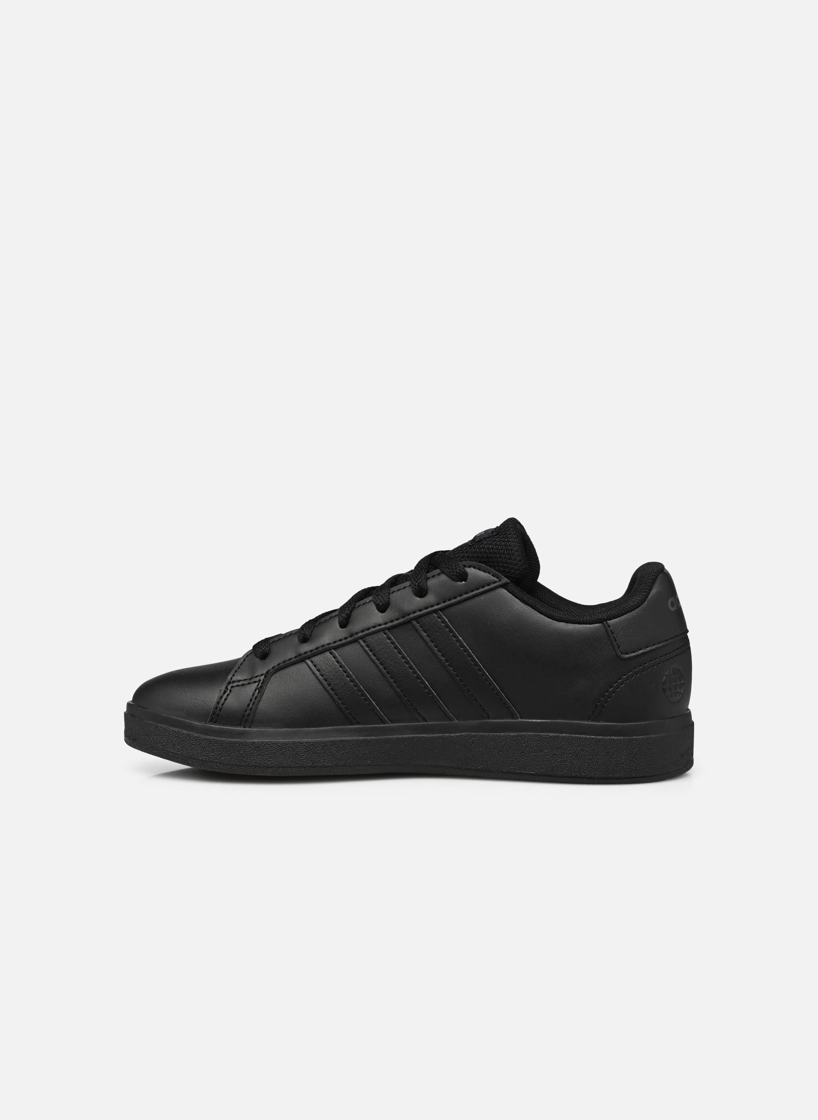 Niedrige Sneaker Grand Court 2.0 K schwarz adidas sportswear Niedrige Sneaker Grand Court 2.0 K schwarz CBLACK/CBLACK/GRESIX
