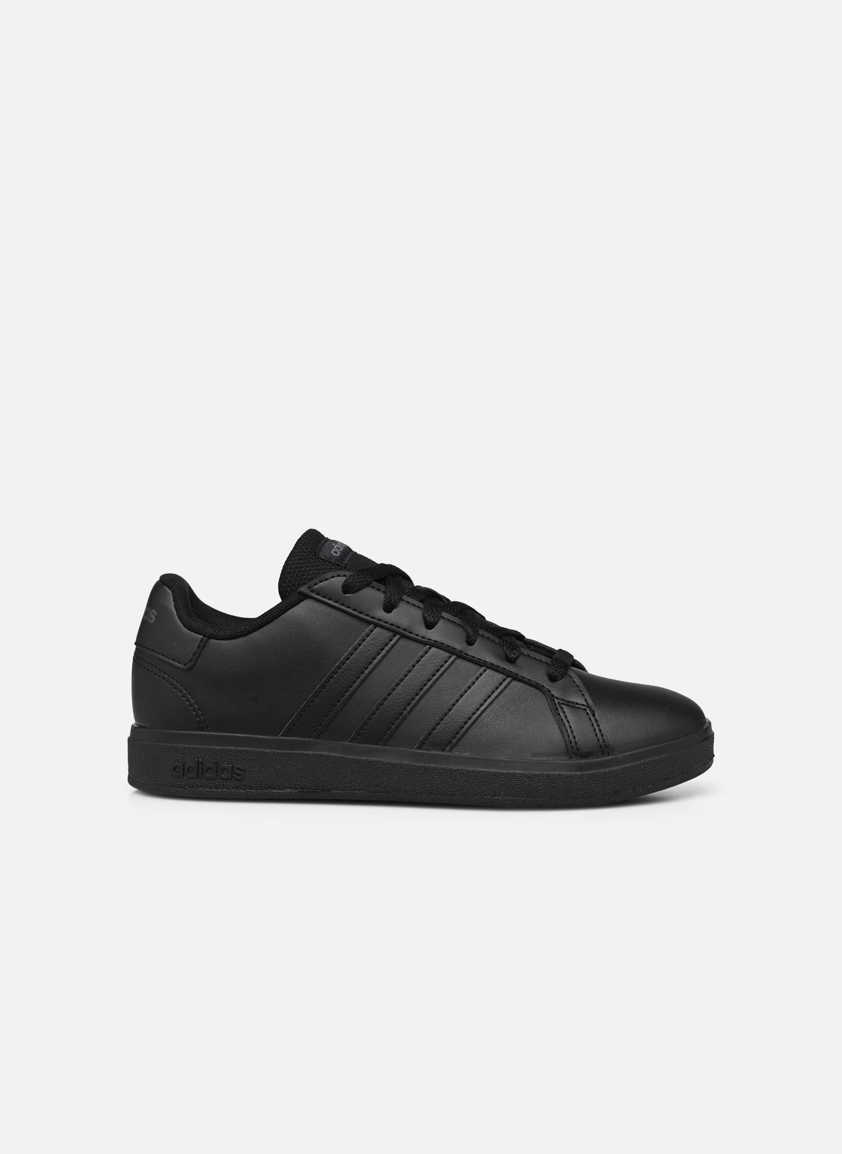 Niedrige Sneaker Grand Court 2.0 K schwarz adidas sportswear Niedrige Sneaker Grand Court 2.0 K schwarz CBLACK/CBLACK/GRESIX