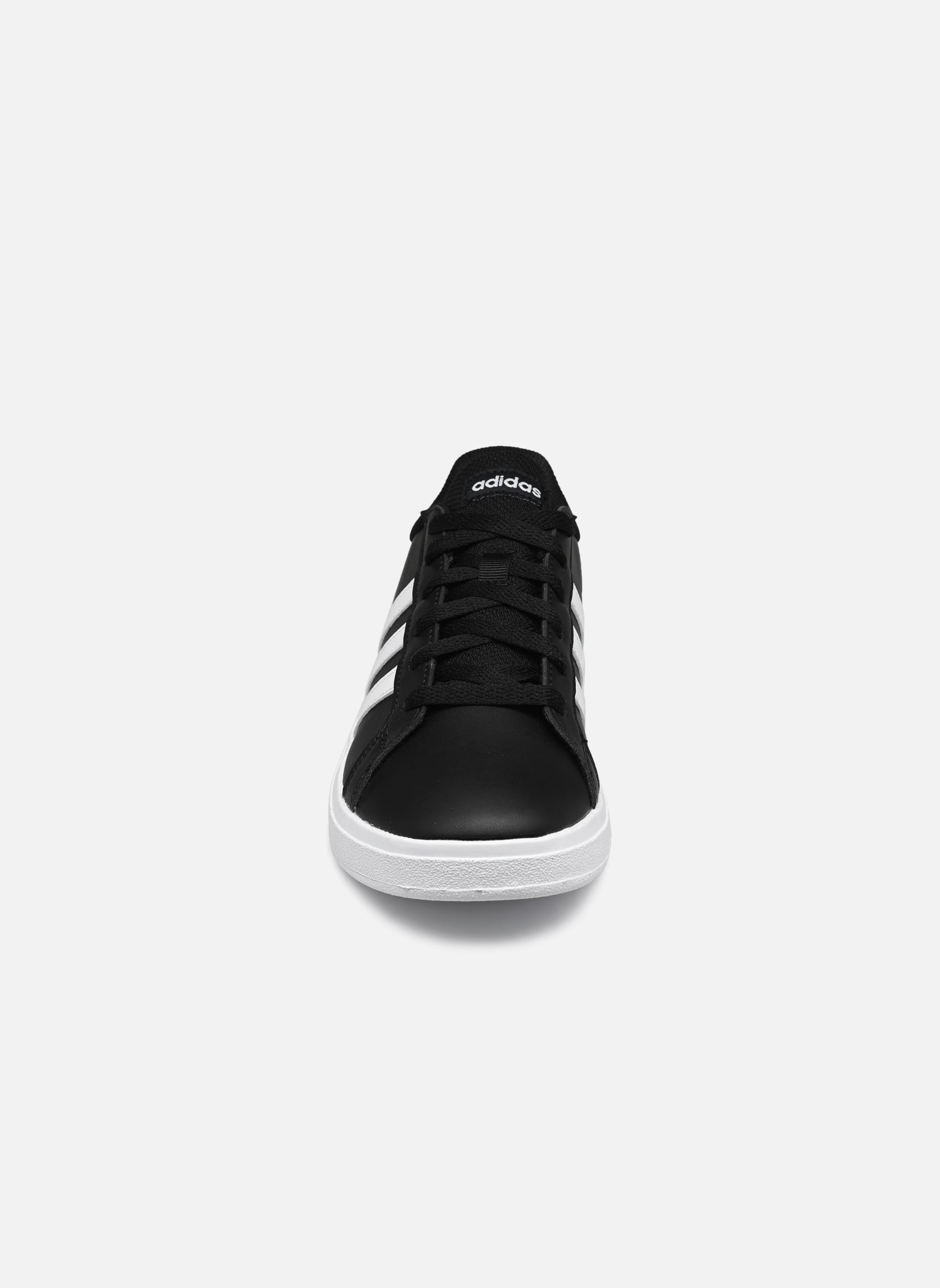 Niedrige Sneaker Grand Court 2.0 K schwarz adidas sportswear Niedrige Sneaker Grand Court 2.0 K schwarz CBLACK/FTWWHT/CBLACK