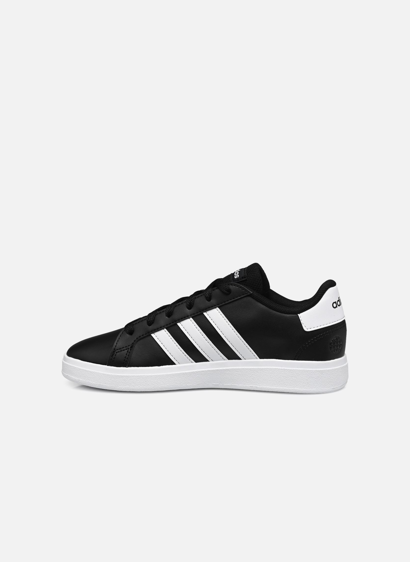 Niedrige Sneaker Grand Court 2.0 K schwarz adidas sportswear Niedrige Sneaker Grand Court 2.0 K schwarz CBLACK/FTWWHT/CBLACK