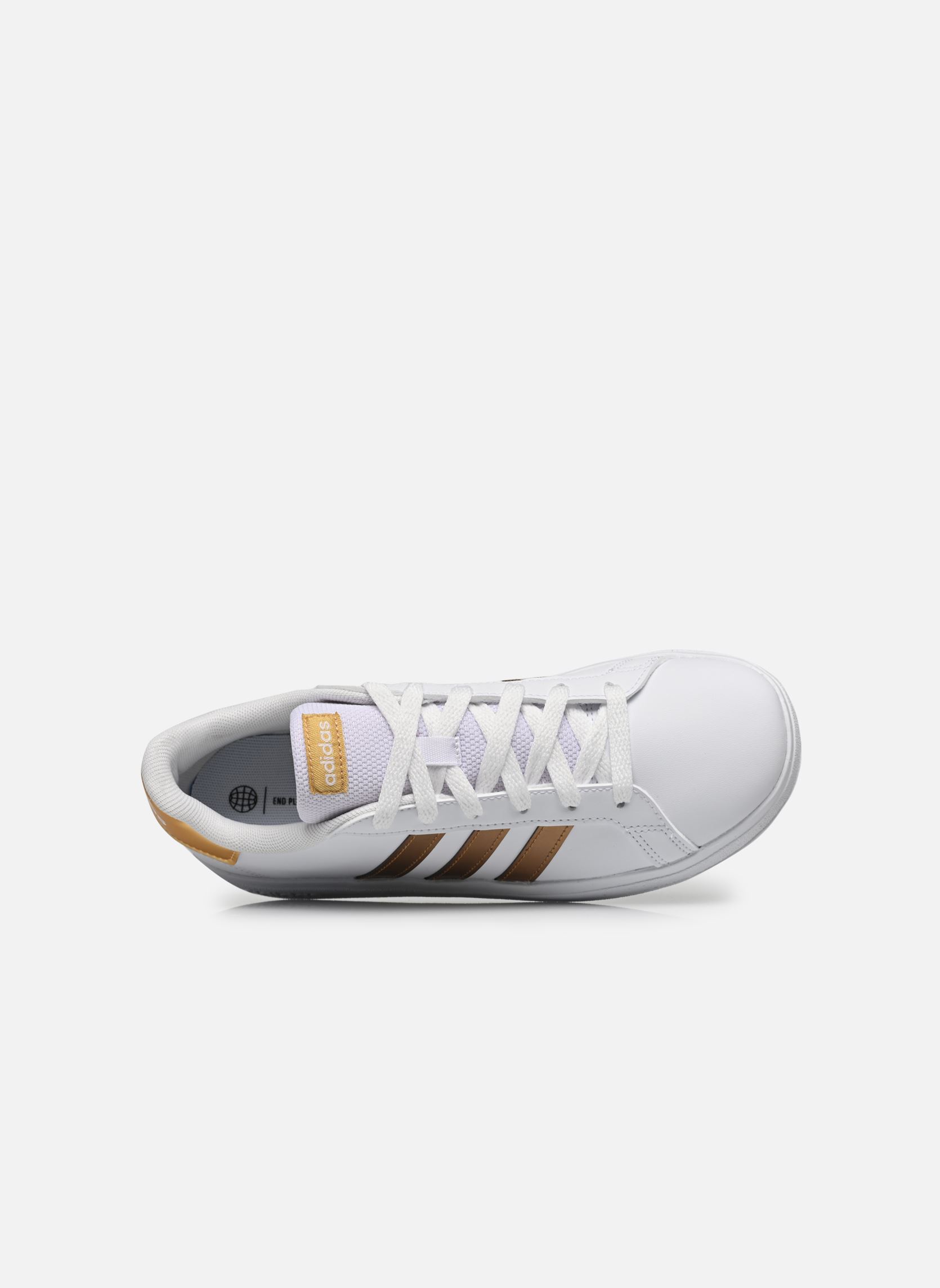 Baskets basses Grand Court 2.0 K blanc adidas sportswear Baskets basses Grand Court 2.0 K blanc Ftwwht/Ftwwht/Magold