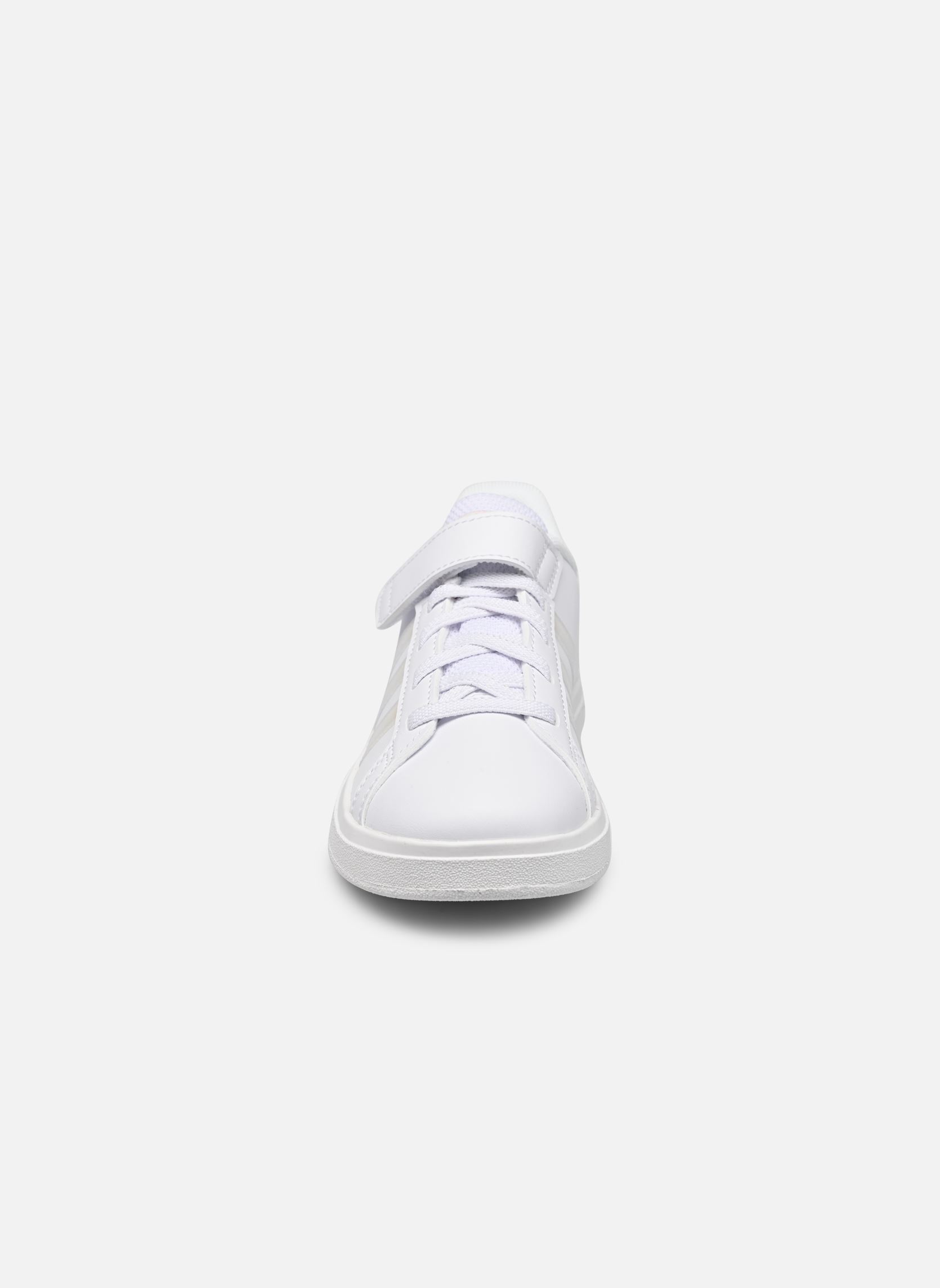 Niedrige Sneaker Grand Court 2.0 El K mädchen weiß adidas sportswear Niedrige Sneaker Grand Court 2.0 El K mädchen weiß FTWWHTIRIDESFTWWHT