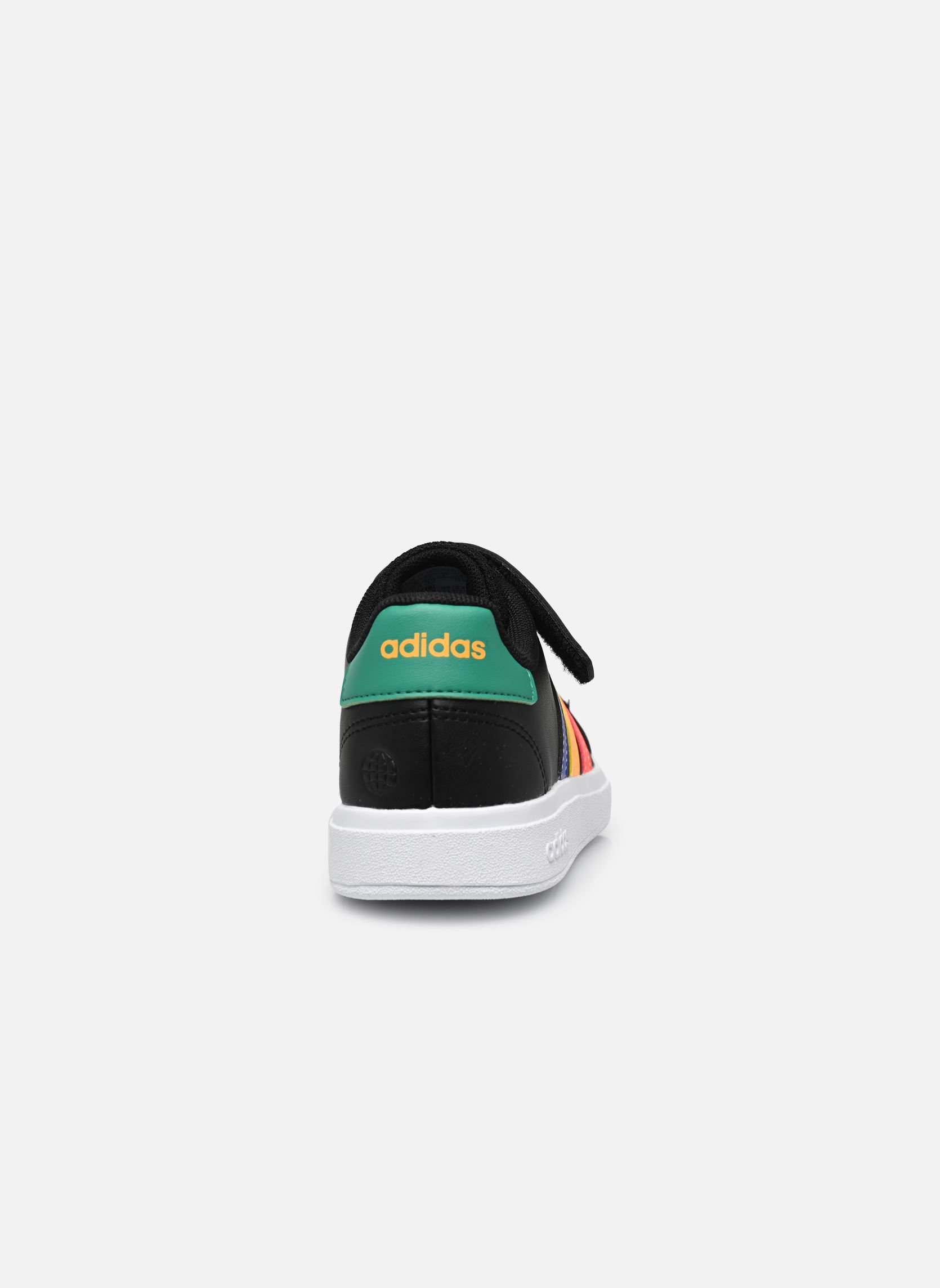 Niedrige Sneaker Grand Court 2.0 El K schwarz adidas sportswear Niedrige Sneaker Grand Court 2.0 El K schwarz CBLACK/LUCBLU/COUGRN