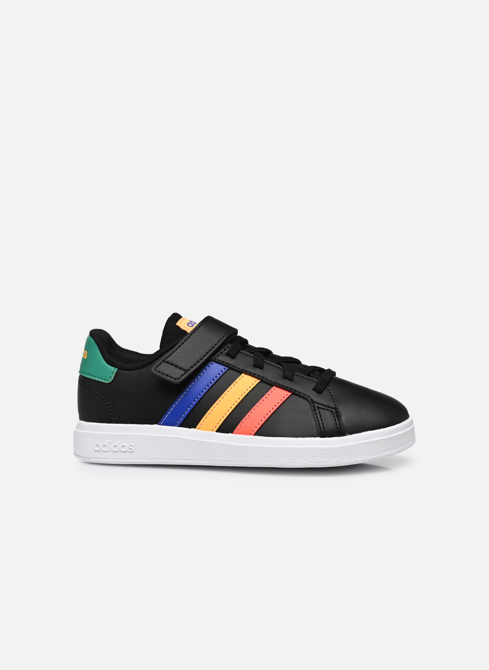 Niedrige Sneaker Grand Court 2.0 El K schwarz adidas sportswear Niedrige Sneaker Grand Court 2.0 El K schwarz CBLACK/LUCBLU/COUGRN