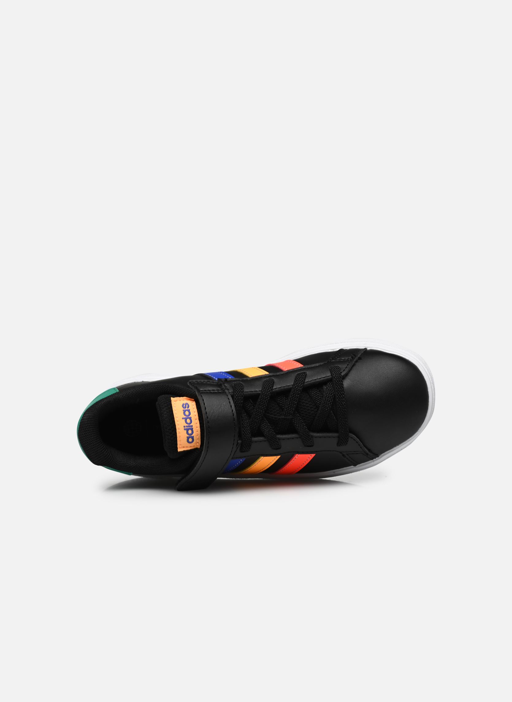 Niedrige Sneaker Grand Court 2.0 El K schwarz adidas sportswear Niedrige Sneaker Grand Court 2.0 El K schwarz CBLACK/LUCBLU/COUGRN