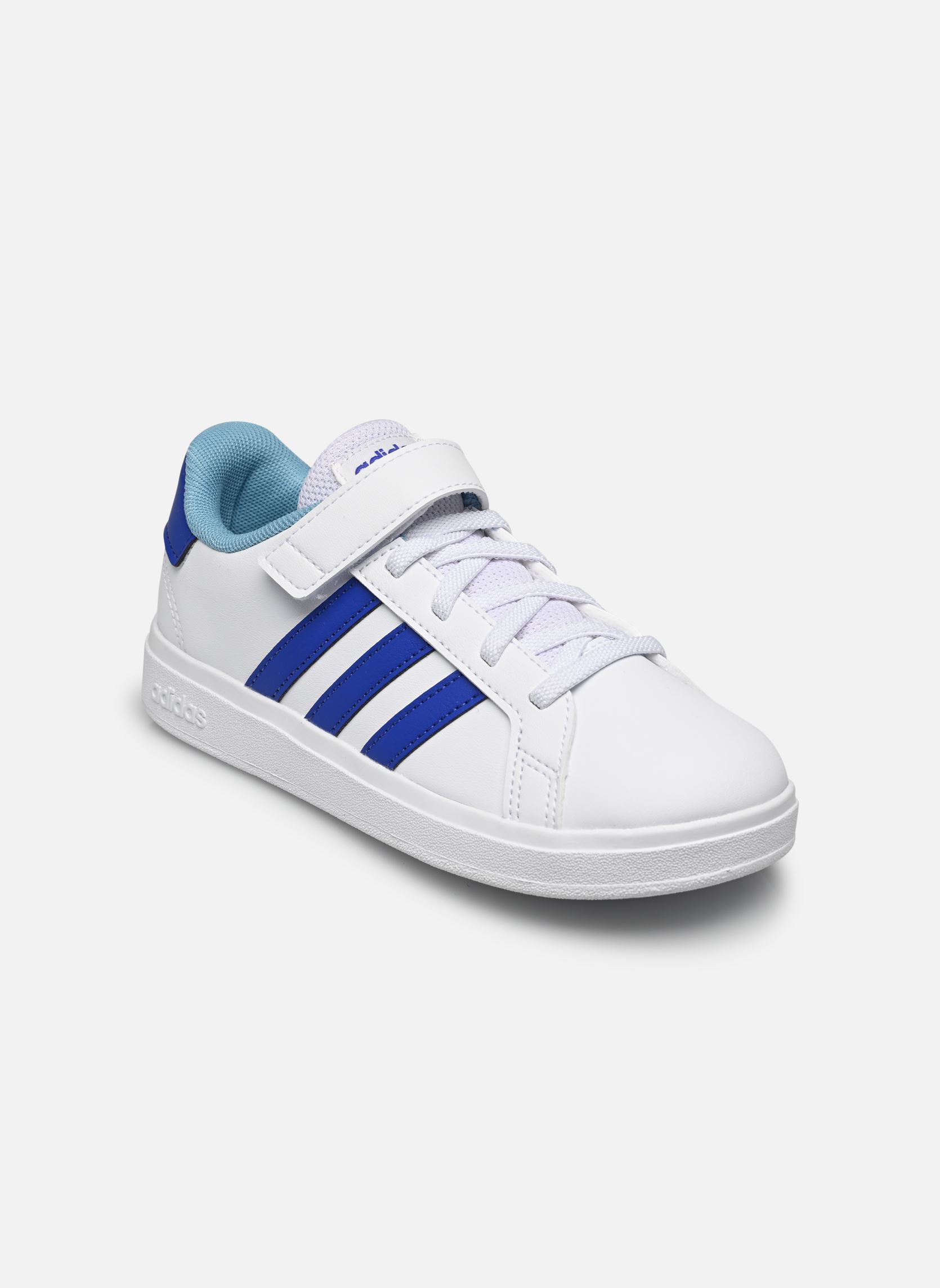 adidas Mixte enfant Grand Court Court Elastic Lace and Top Strap Shoes / Matte / Matte 28 1/ - vue 1