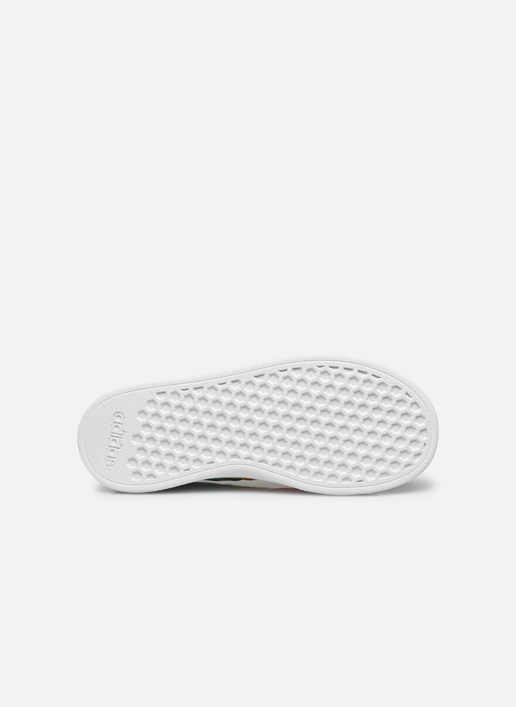 Baskets basses Grand Court 2.0 El K fille blanc adidas sportswear Baskets basses Grand Court 2.0 El K fille blanc Ftwwht/Pulmin/Beampk