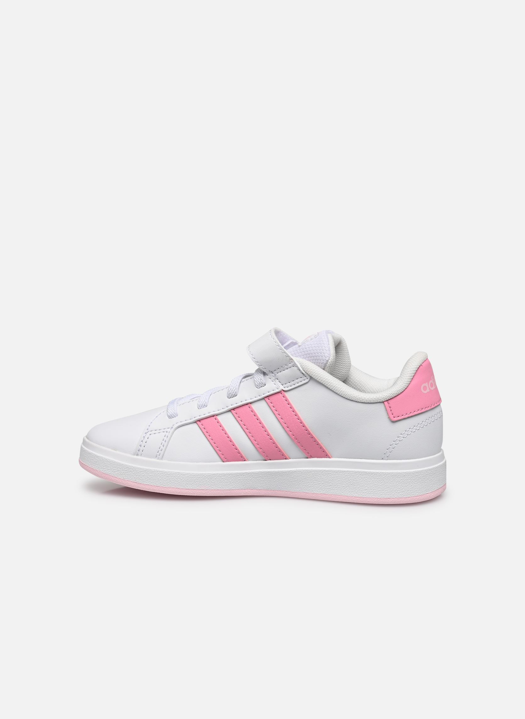 Baskets basses Grand Court 2.0 El K fille blanc adidas sportswear Baskets basses Grand Court 2.0 El K fille blanc FTWWHT/BLIPNK/CLPINK