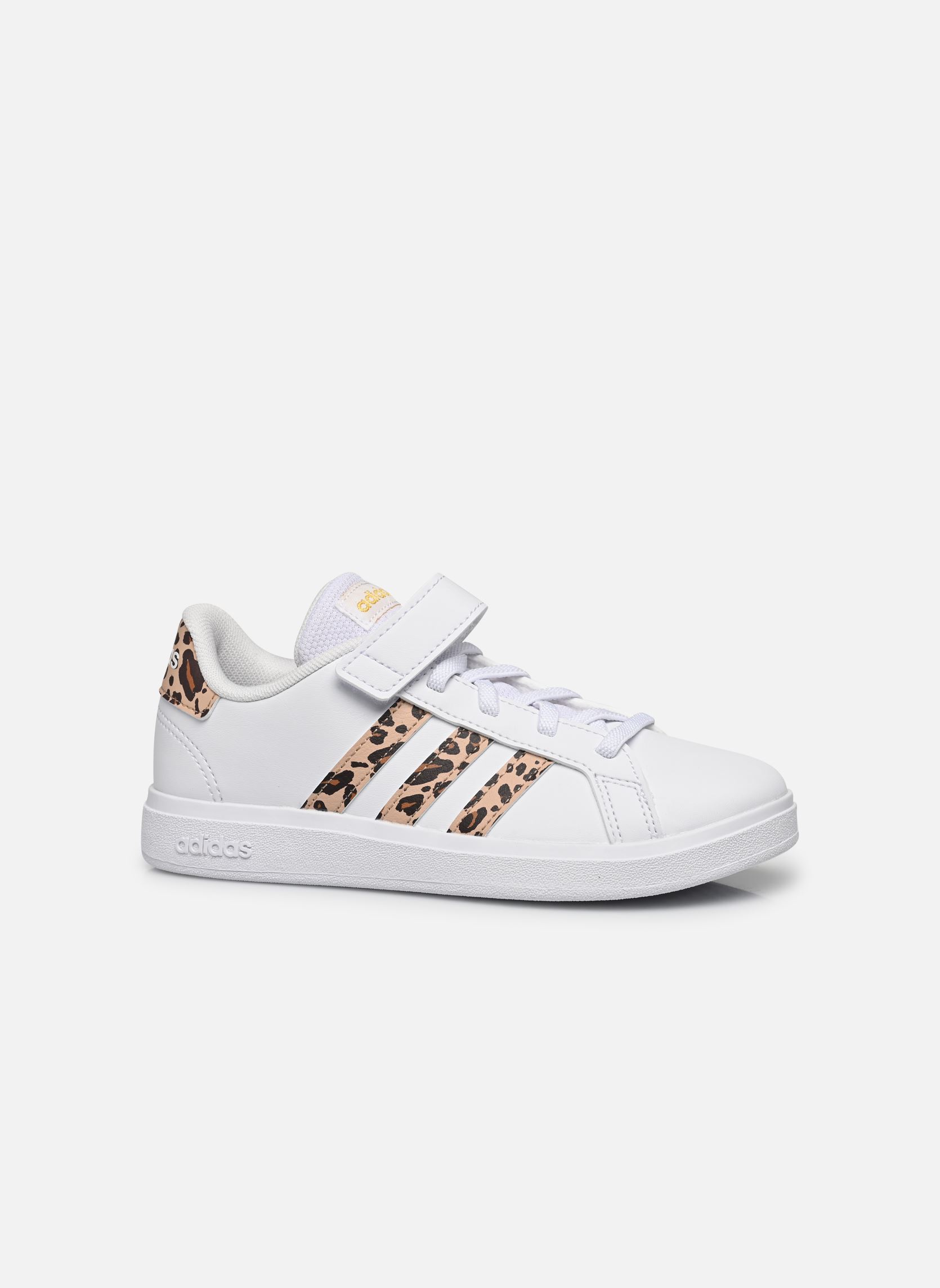Baskets basses Grand Court 2.0 El K fille blanc adidas sportswear Baskets basses Grand Court 2.0 El K fille blanc FTWWHT/MAGBEI/MAGOLD