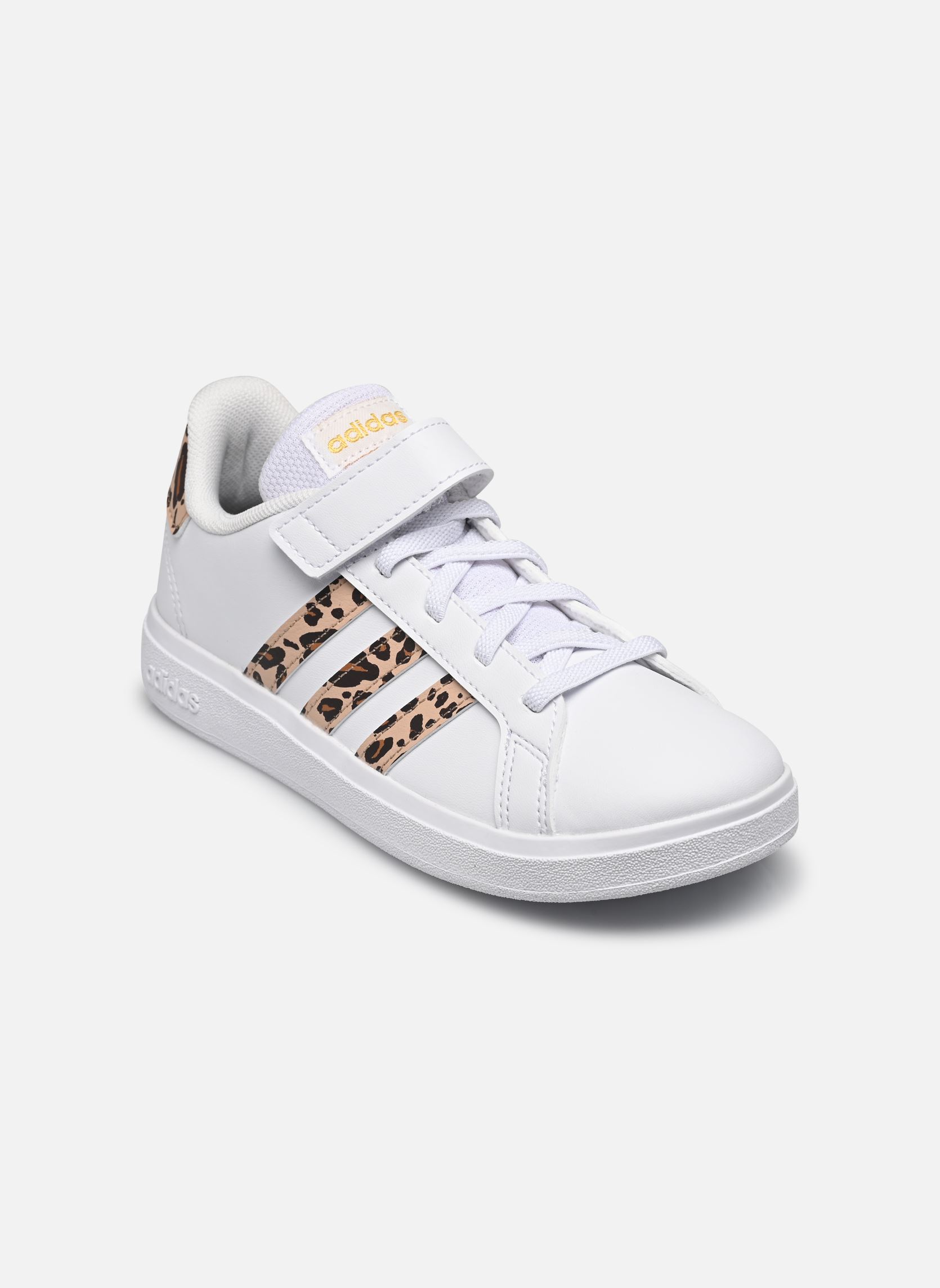 Baskets basses Grand Court 2.0 El K fille blanc adidas sportswear Baskets basses Grand Court 2.0 El K fille blanc FTWWHT/MAGBEI/MAGOLD
