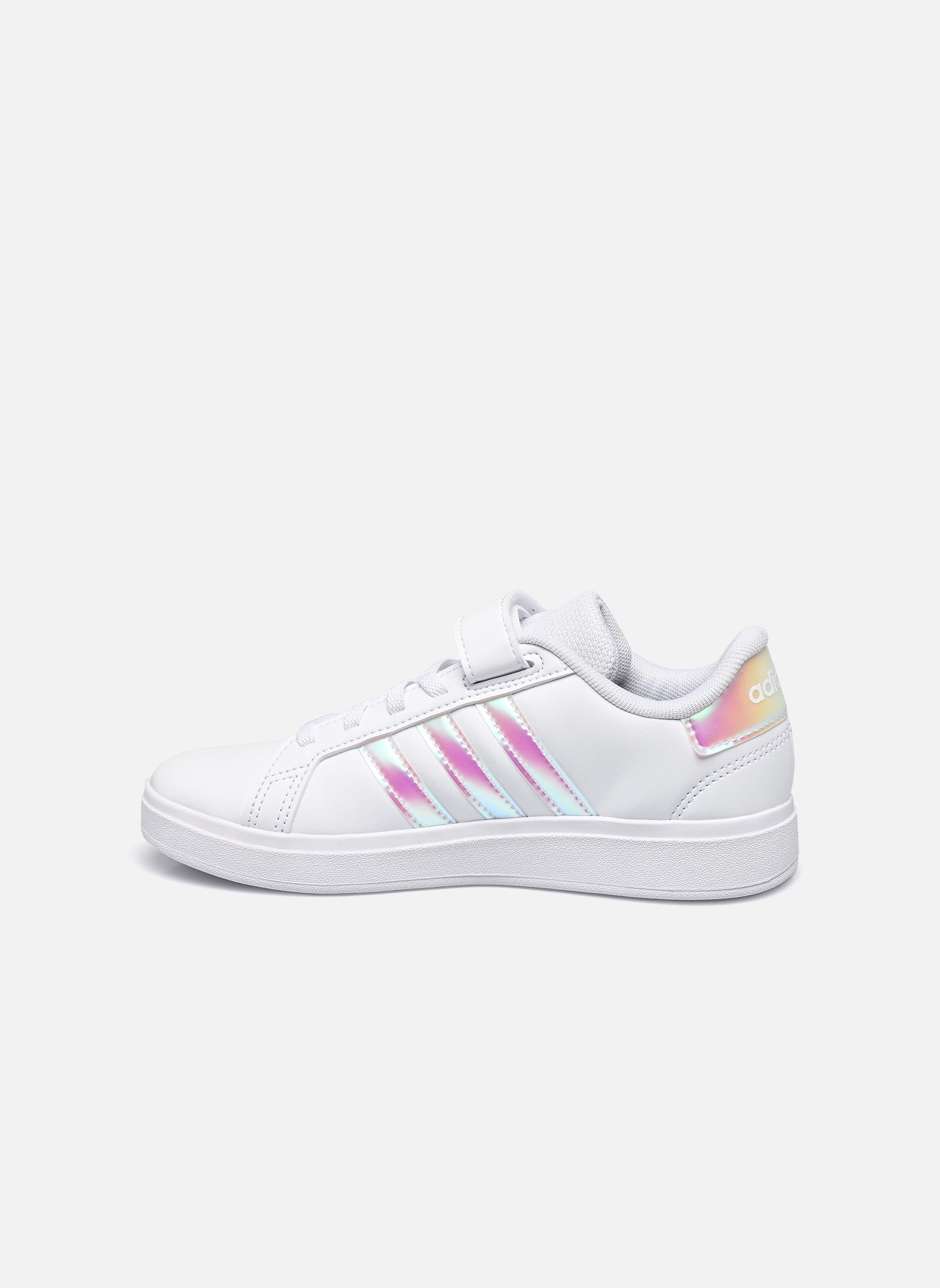 Baskets basses Grand Court 2.0 El K blanc adidas sportswear Baskets basses Grand Court 2.0 El K blanc Ftwwht/Irides/Ftwwht