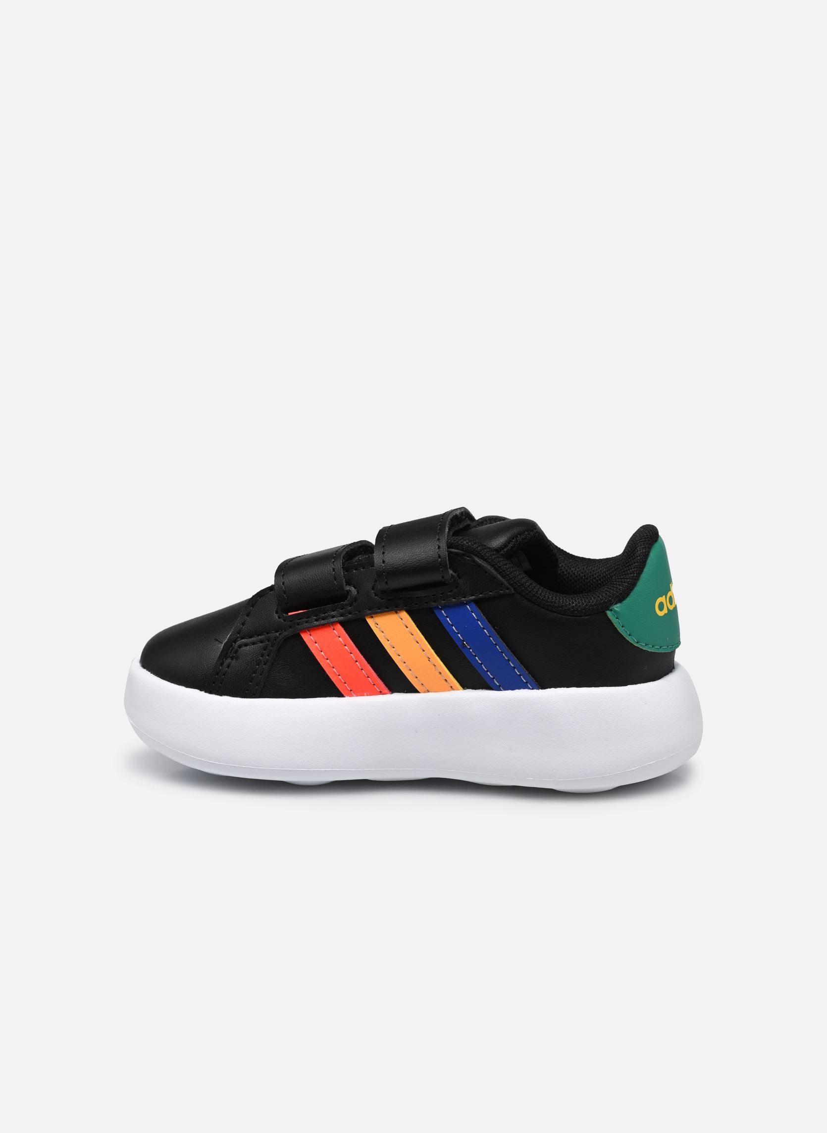 Niedrige Sneaker Grand Court 2.0 Cf I schwarz adidas sportswear Niedrige Sneaker Grand Court 2.0 Cf I schwarz CBLACK/LUCBLU/OUGRN