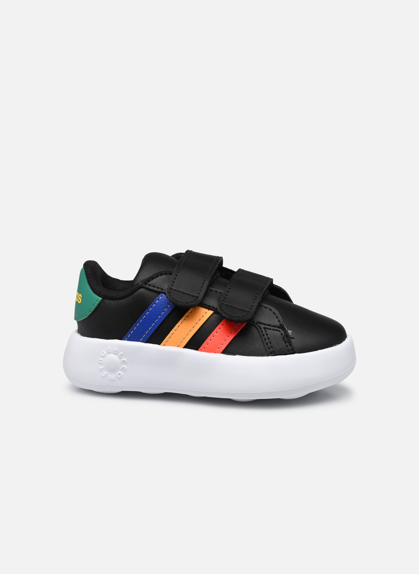 Niedrige Sneaker Grand Court 2.0 Cf I schwarz adidas sportswear Niedrige Sneaker Grand Court 2.0 Cf I schwarz CBLACK/LUCBLU/OUGRN