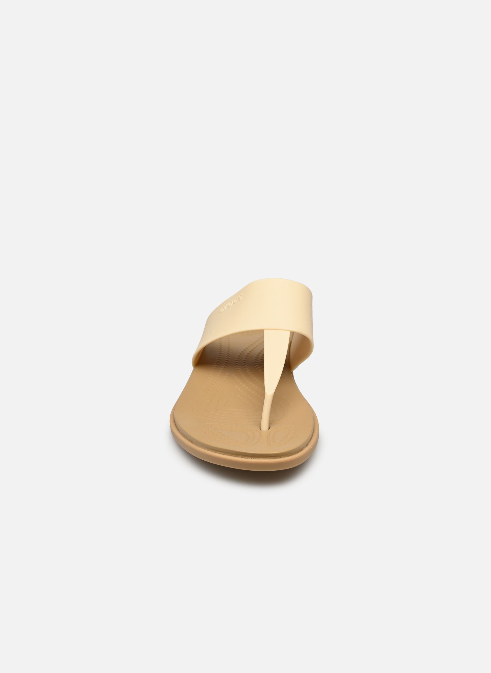 Pantoletten Crocs Tulum Flip W Vanilla damen beige Crocs Pantoletten Crocs Tulum Flip W Vanilla damen beige Vanilla