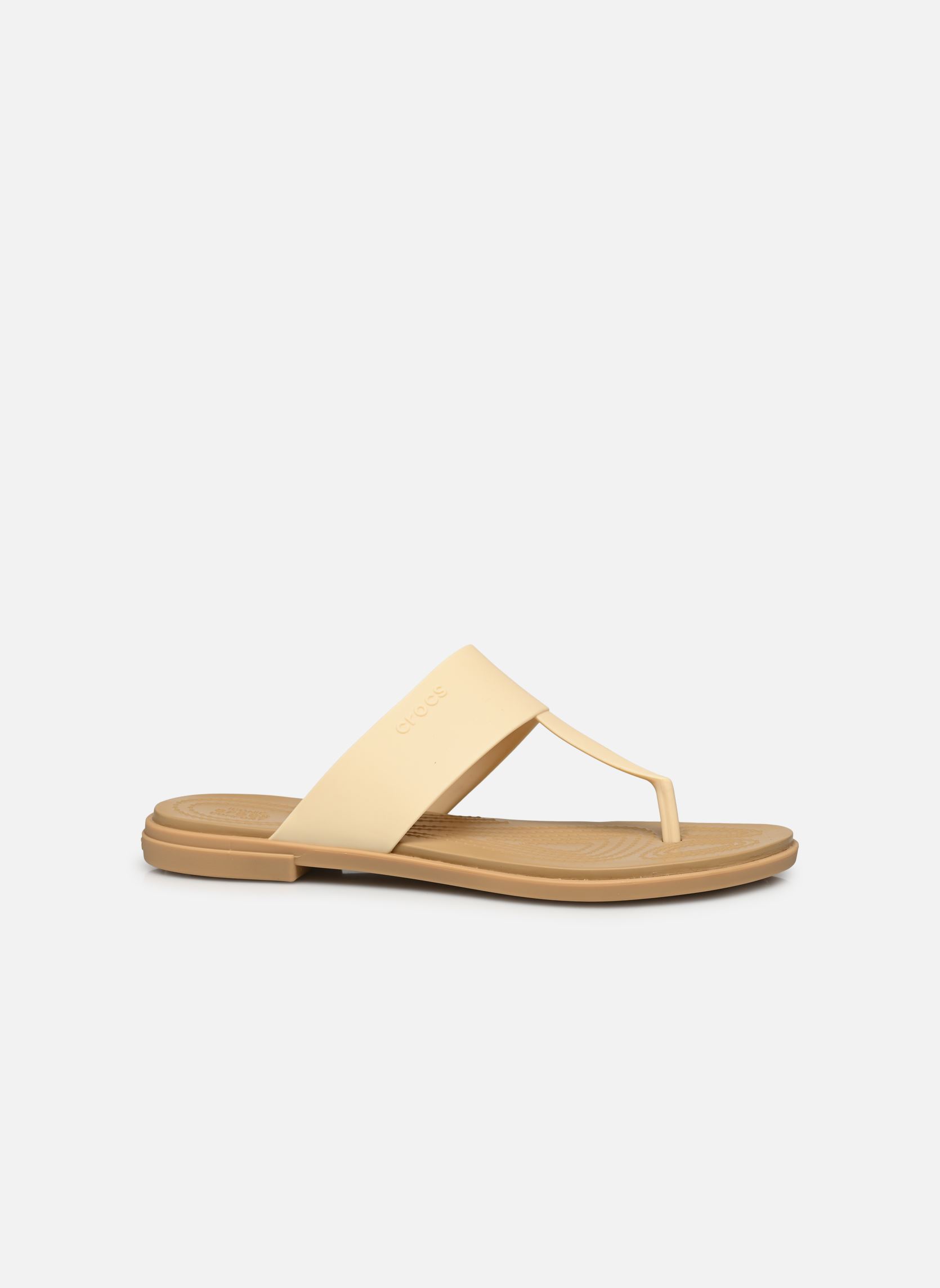 Pantoletten Crocs Tulum Flip W Vanilla damen beige Crocs Pantoletten Crocs Tulum Flip W Vanilla damen beige Vanilla