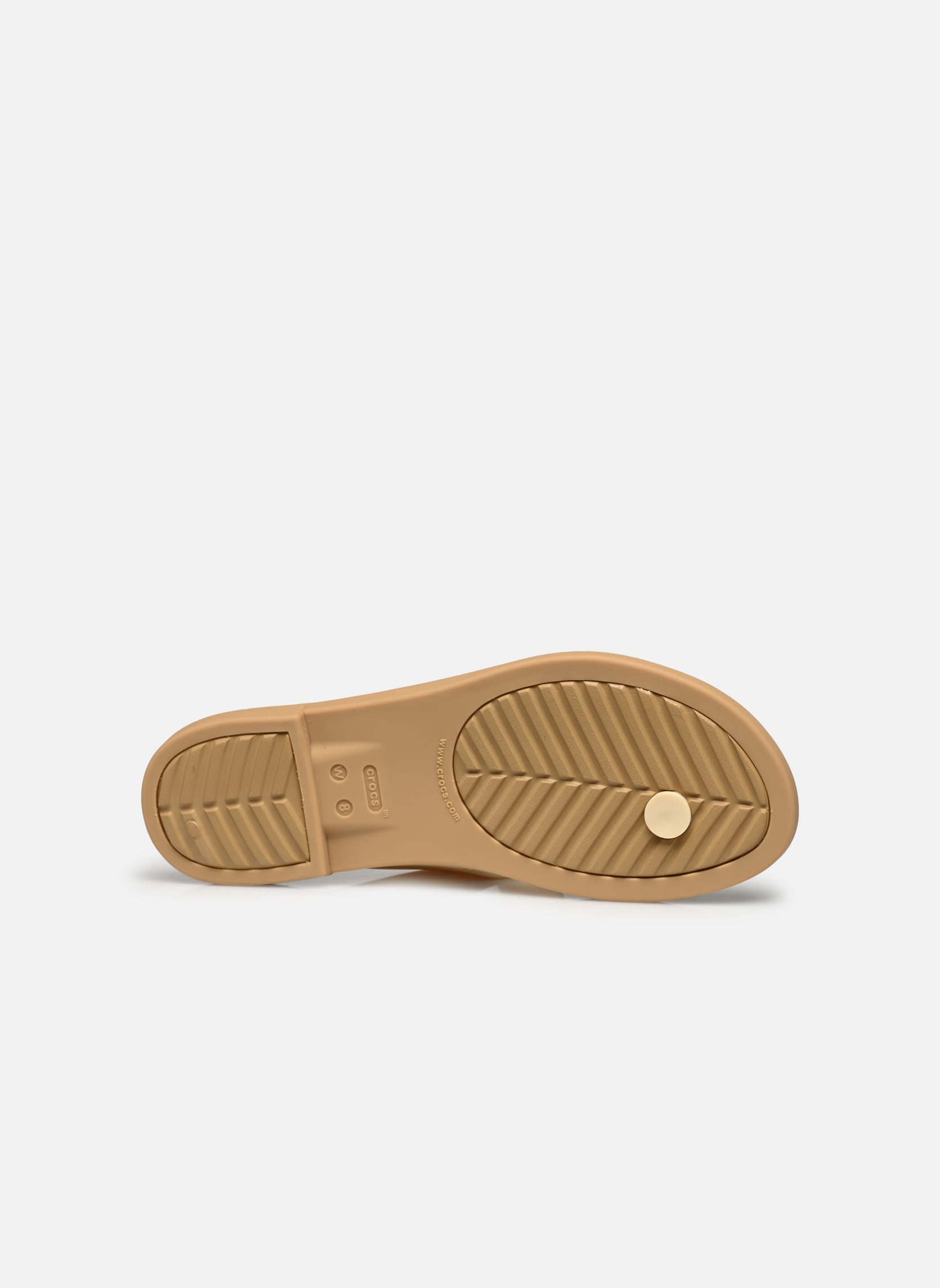 Pantoletten Crocs Tulum Flip W Vanilla damen beige Crocs Pantoletten Crocs Tulum Flip W Vanilla damen beige Vanilla