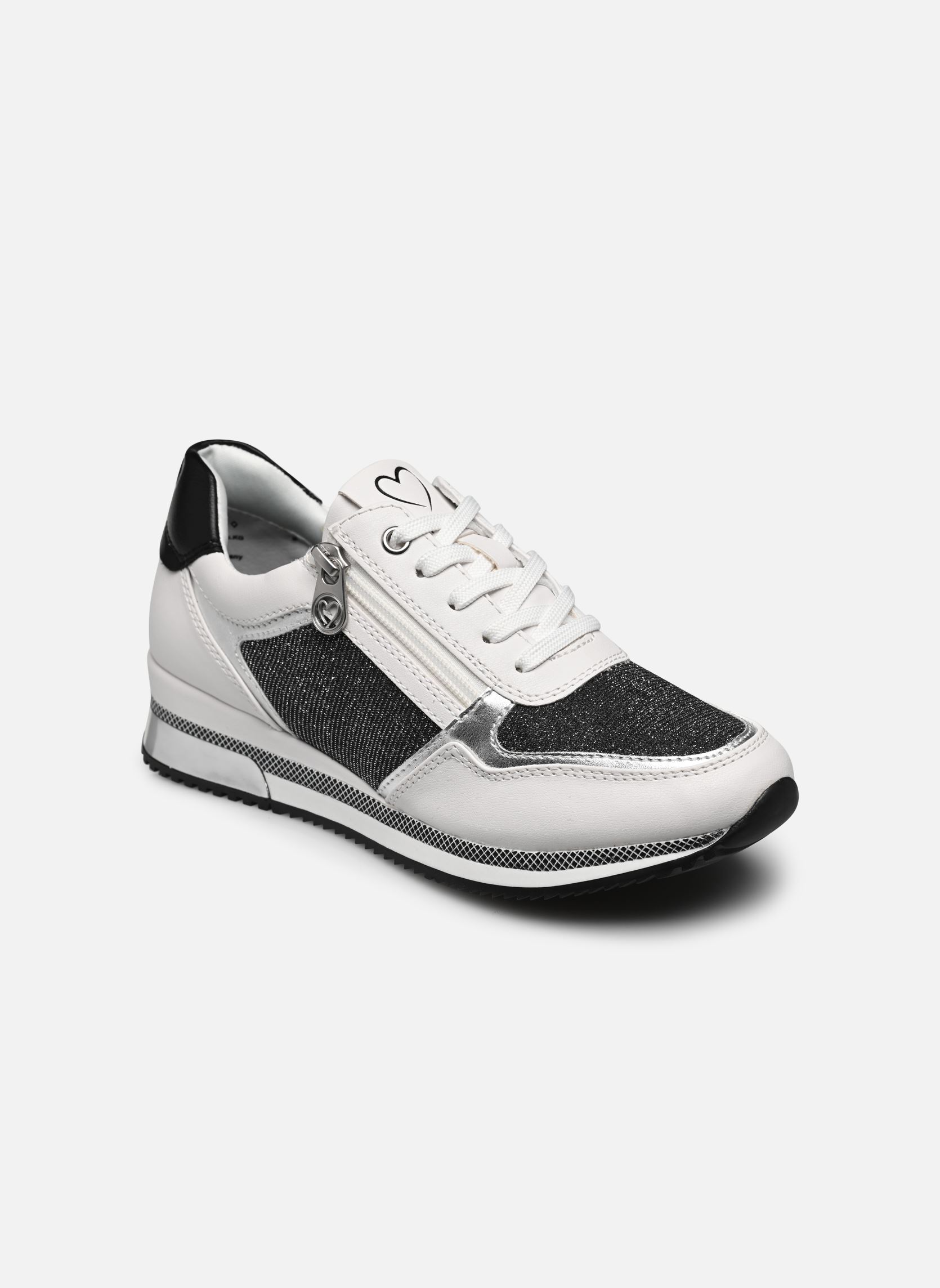 Baskets basses 2-2-23713-20 197 femme blanc Marco Tozzi Baskets basses 2-2-23713-20 197 femme blanc WHITE COMB