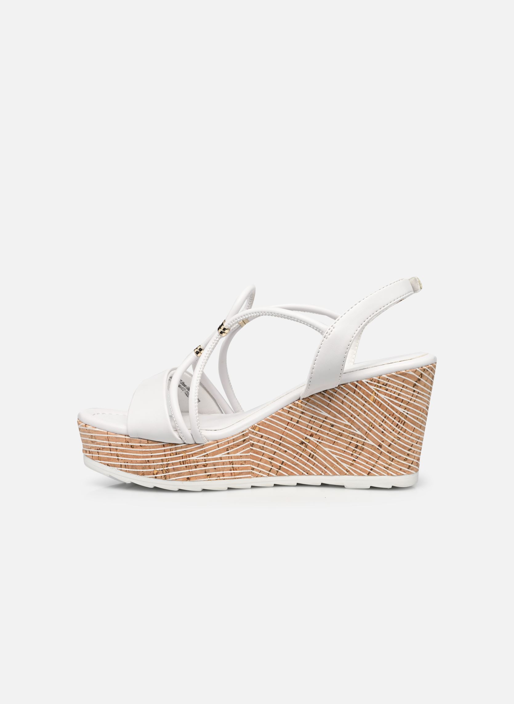 Sandales compensées et plateformes 2-2-28349-20 100 femme blanc Marco Tozzi Sandales compensées et plateformes 2-2-28349-20 100 femme blanc WHITE