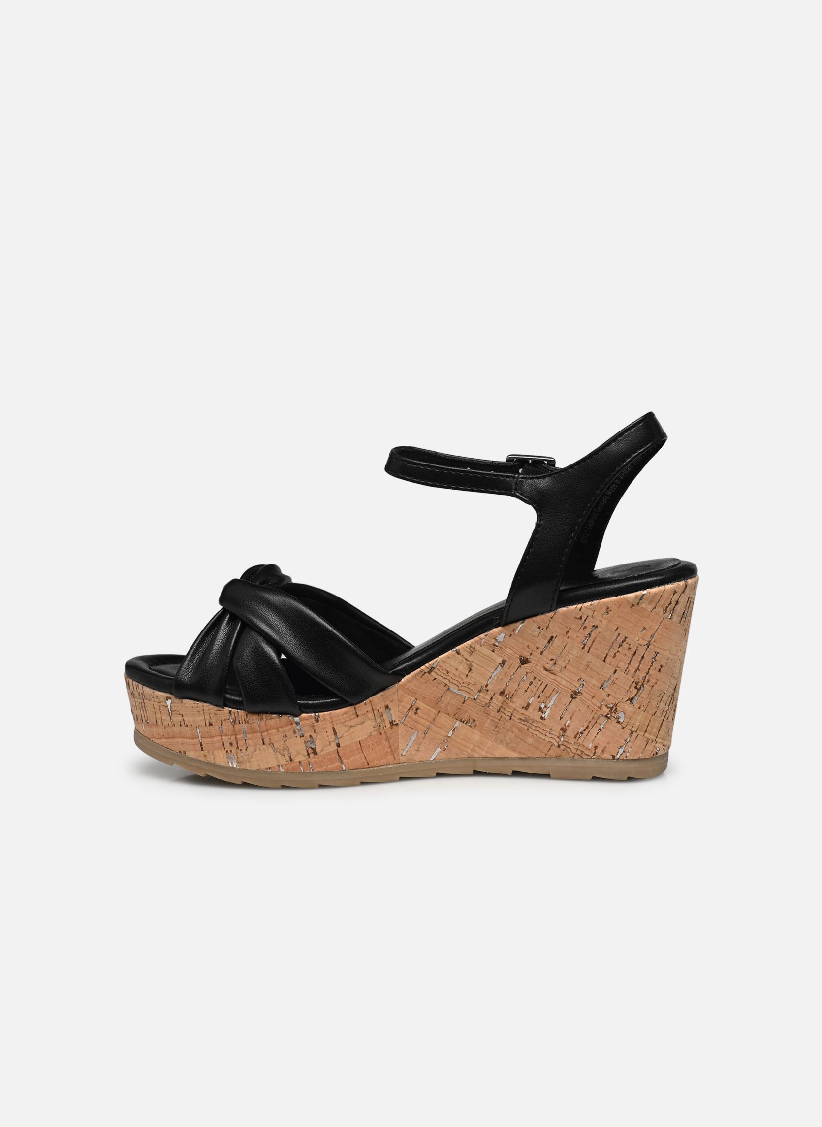 Keil- und Plateausandalen 2-2-28351-20 001 damen schwarz Marco Tozzi Keil- und Plateausandalen 2-2-28351-20 001 damen schwarz BLACK