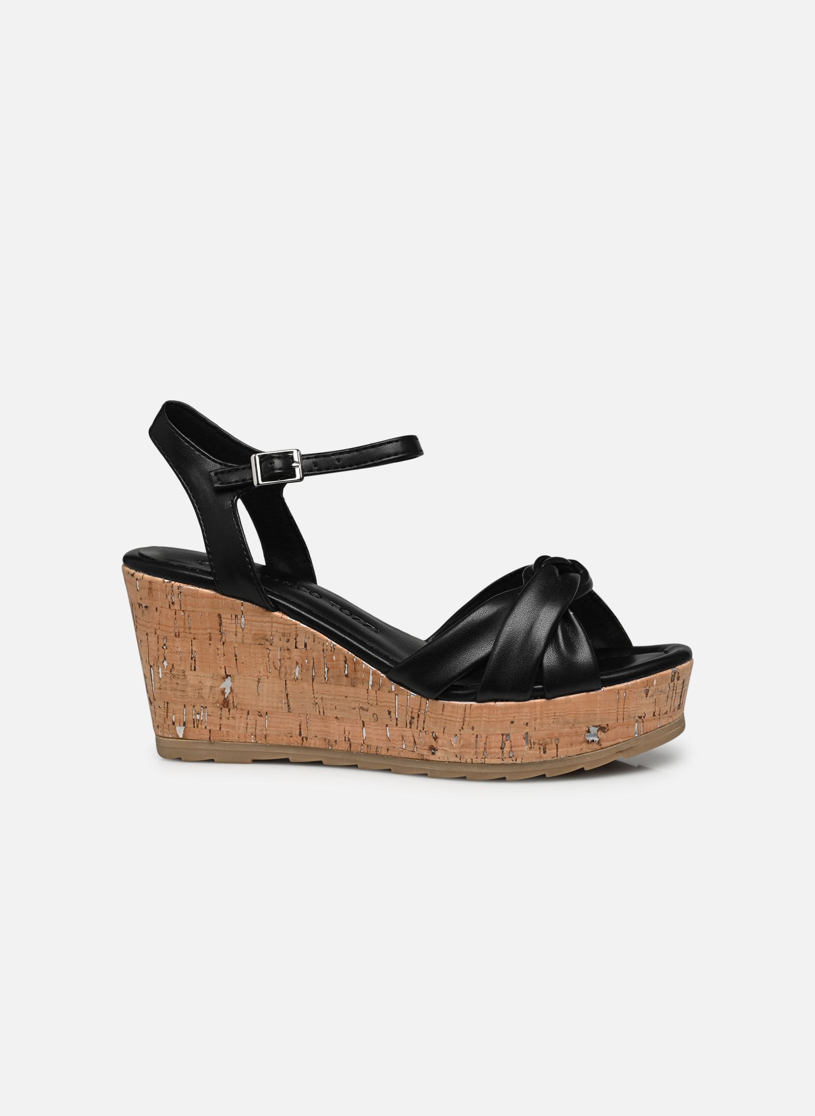 Keil- und Plateausandalen 2-2-28351-20 001 damen schwarz Marco Tozzi Keil- und Plateausandalen 2-2-28351-20 001 damen schwarz BLACK