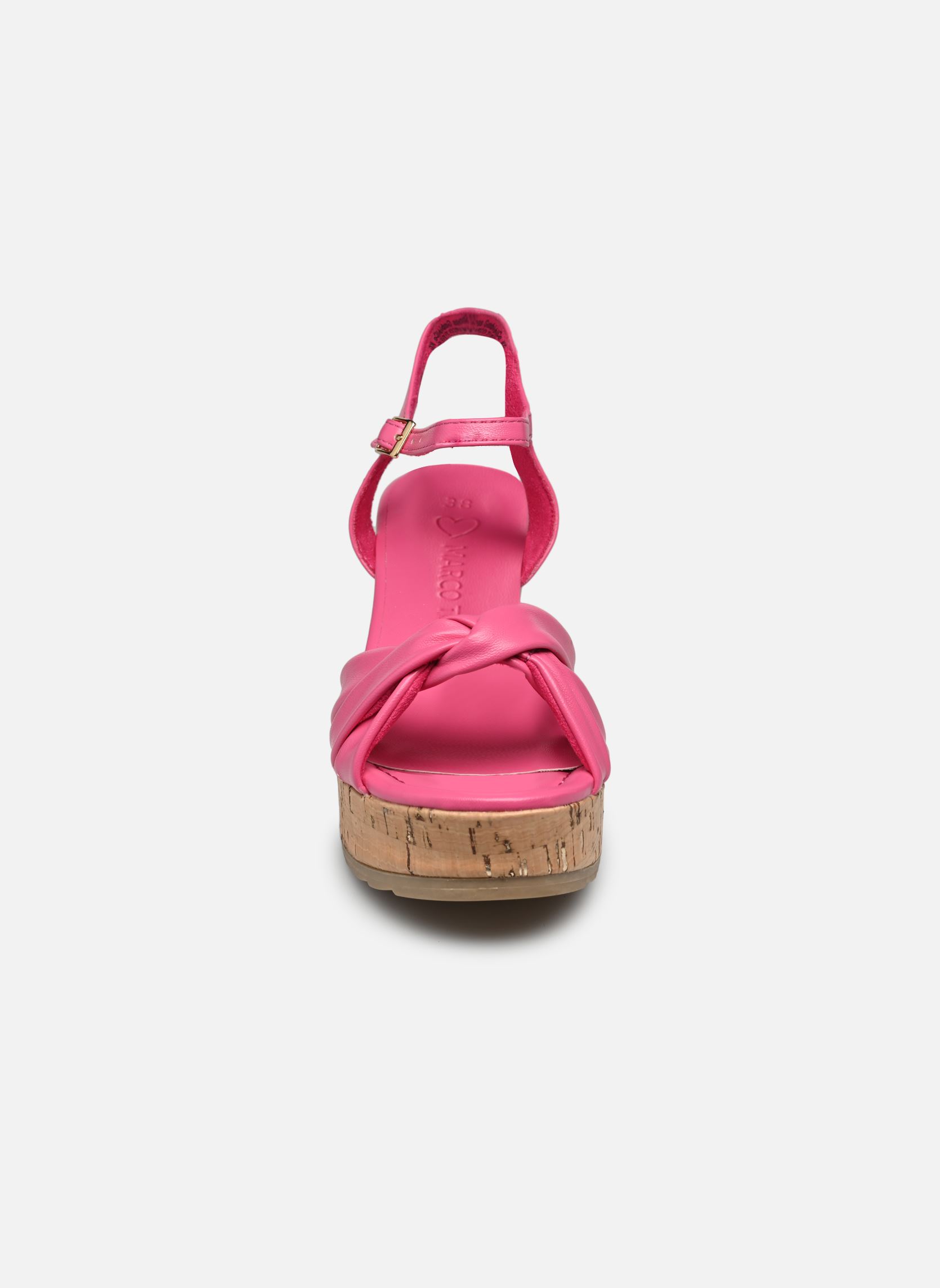 Sandalias y plataformas de cuña 2-2-28351-20 502 mujer rosa Marco Tozzi Sandalias y plataformas de cuña 2-2-28351-20 502 mujer rosa HOT PINK