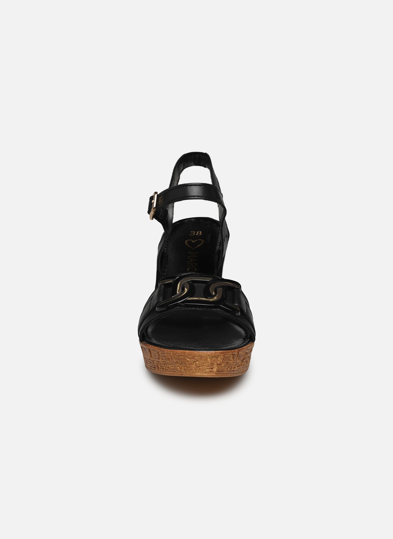 Keil- und Plateausandalen 2-2-28385-20 085 damen schwarz Marco Tozzi Keil- und Plateausandalen 2-2-28385-20 085 damen schwarz BLACK/GOLD