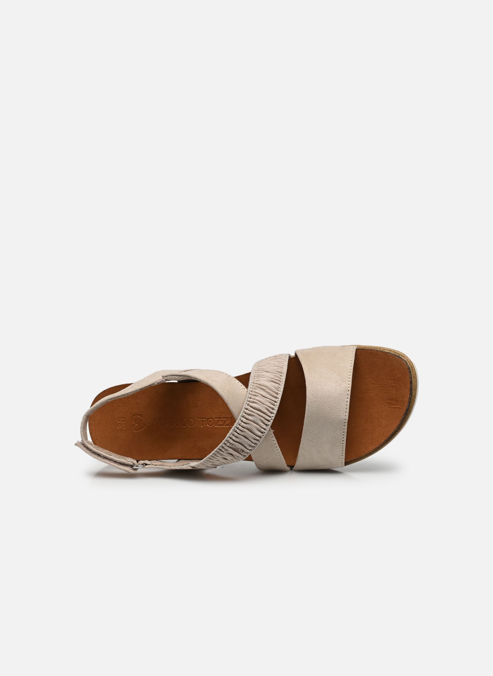 Sandales compensées et plateformes 2-2-28400-20 404 femme beige Marco Tozzi Sandales compensées et plateformes 2-2-28400-20 404 femme beige DUNE