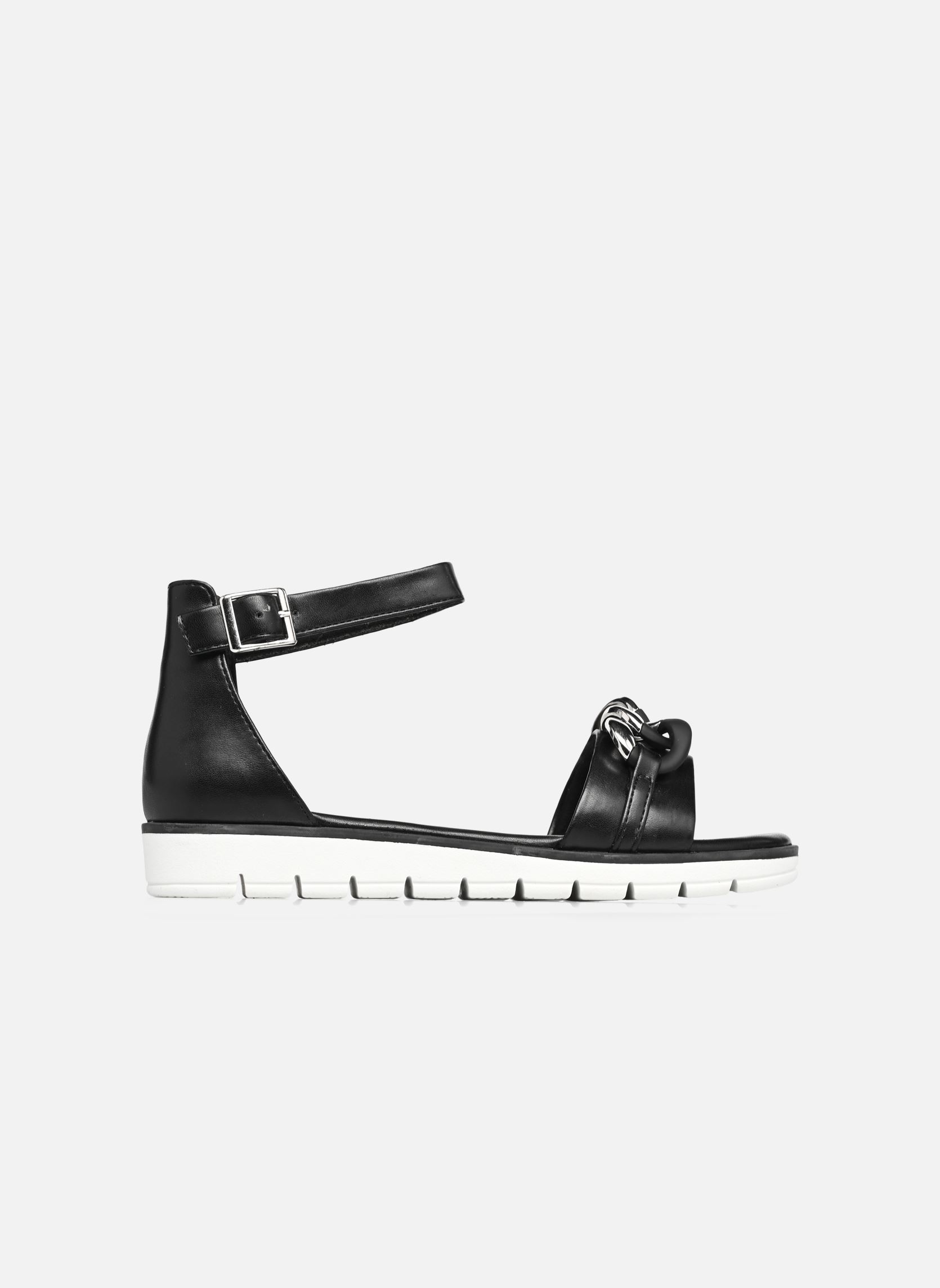 Sandalen met sleehak en plateau 2-2-28610-20 087 dames zwart Marco Tozzi Sandalen met sleehak en plateau 2-2-28610-20 087 dames zwart BLACK/SILVER