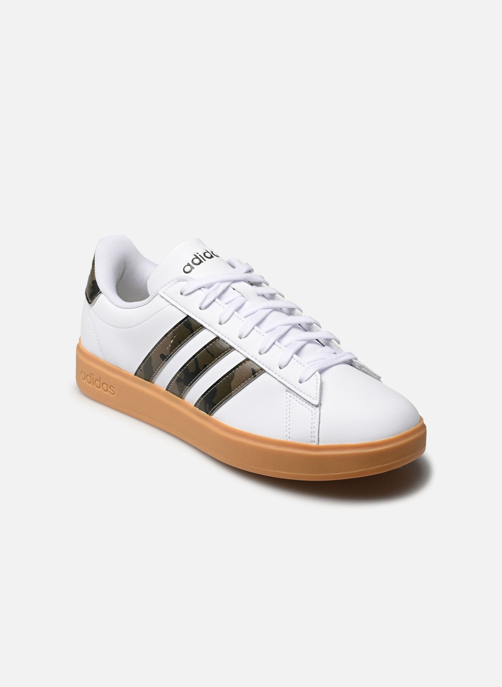 Baskets basses Grand Court 2.0 M homme blanc adidas sportswear Baskets basses Grand Court 2.0 M homme blanc FTWWHT/OLISTR/PUTGRE