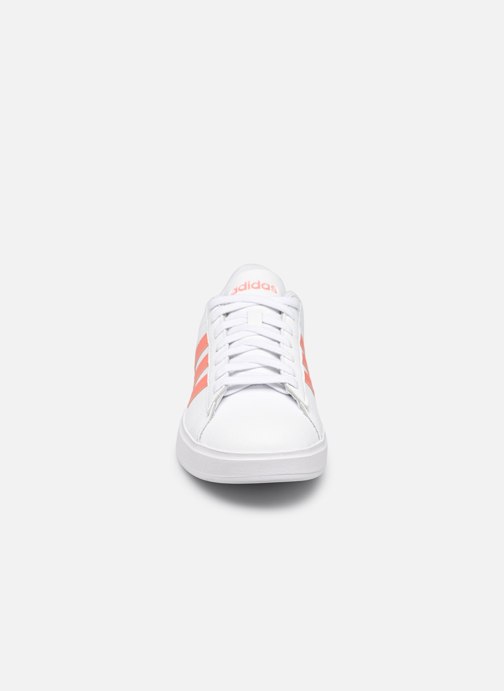 Niedrige Sneaker Grand Court 2.0 damen weiß adidas sportswear Niedrige Sneaker Grand Court 2.0 damen weiß FTWWHT/CORFUS/WONQUA