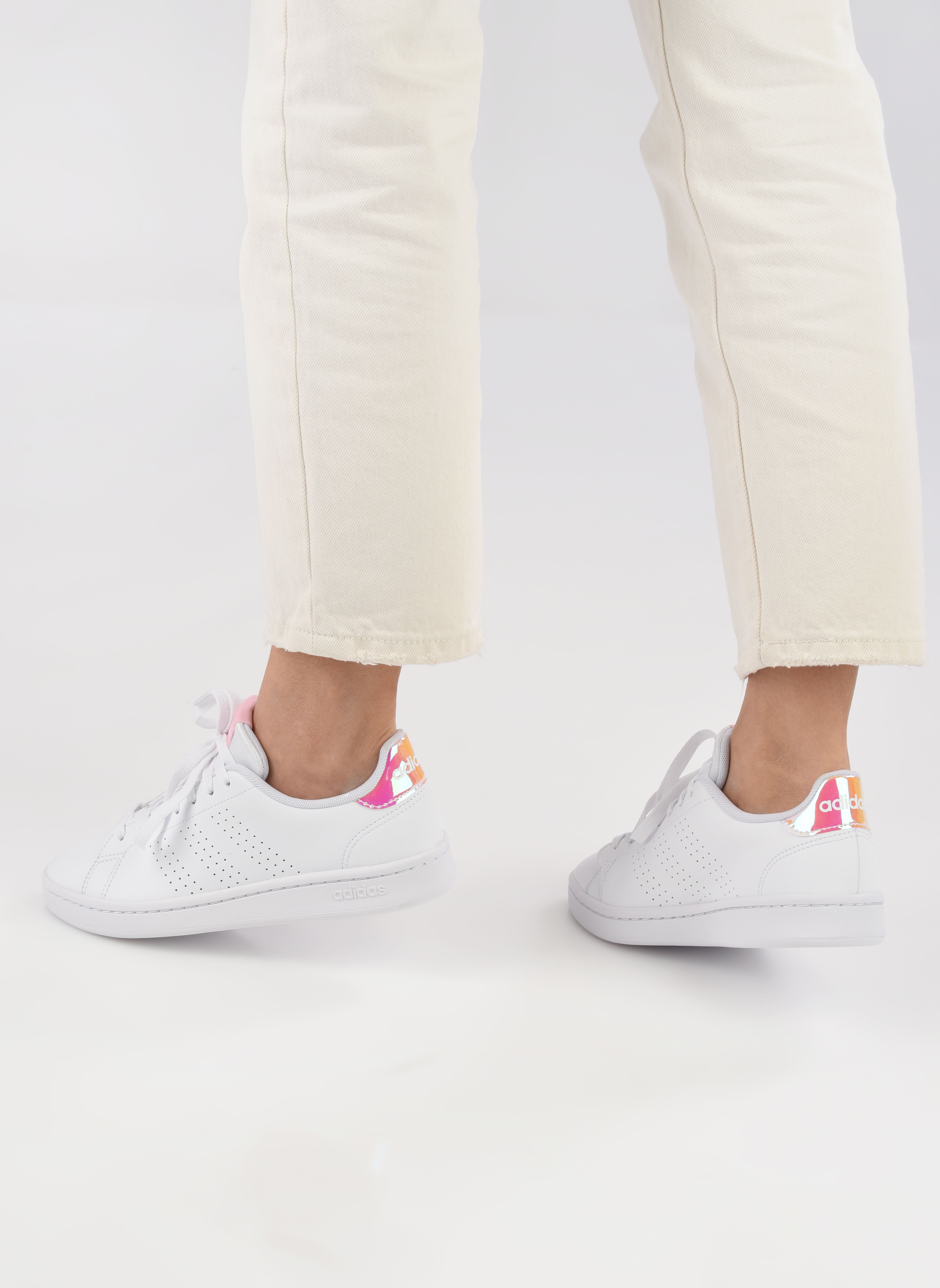Niedrige Sneaker Advantage damen weiß adidas sportswear Niedrige Sneaker Advantage damen weiß FTWWHT/FTWWHT/CLPINK
