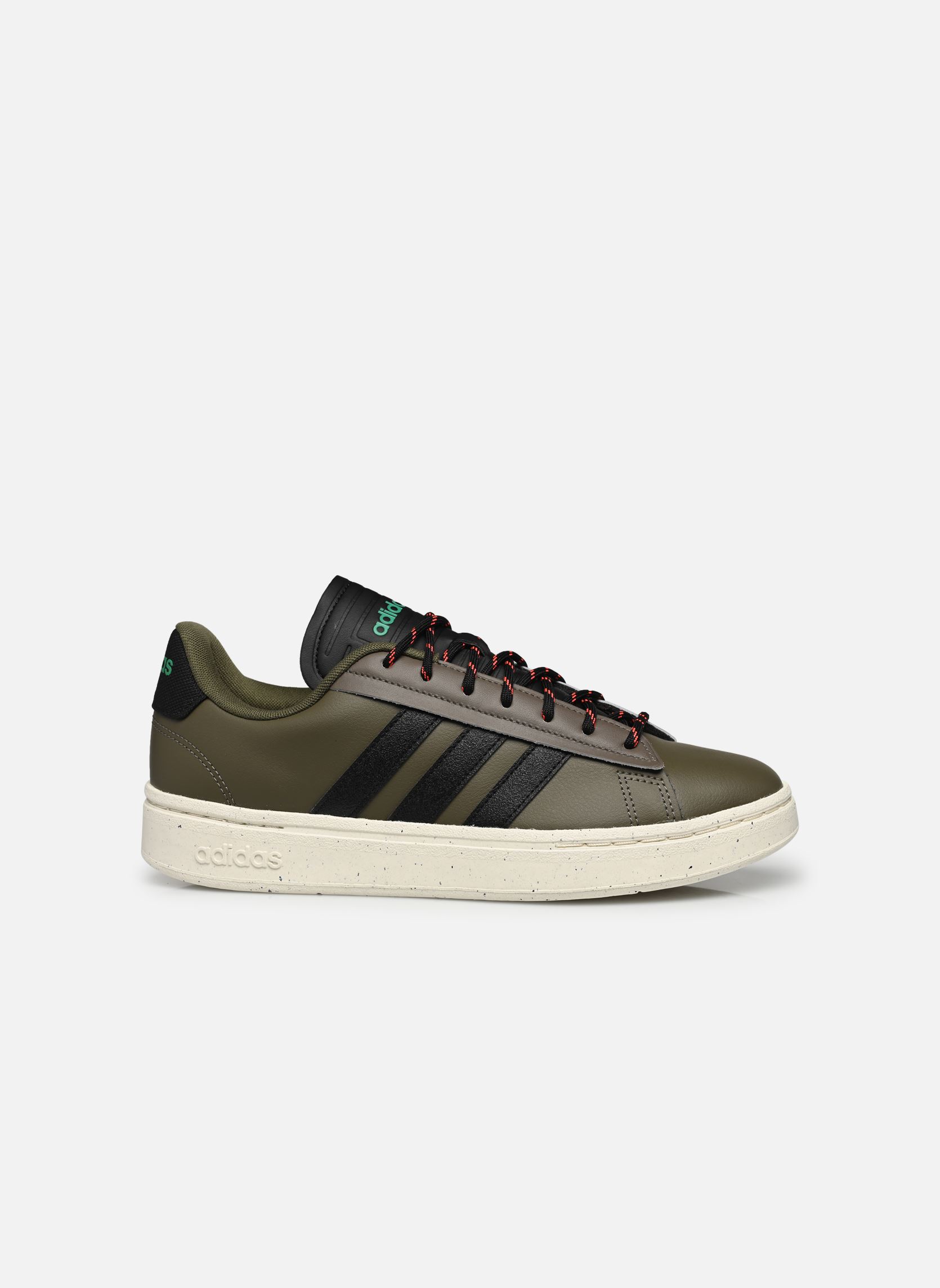Baskets basses Grand Court Alpha M homme gris adidas sportswear Baskets basses Grand Court Alpha M homme gris OLISTR/CBLACK/COUGRN