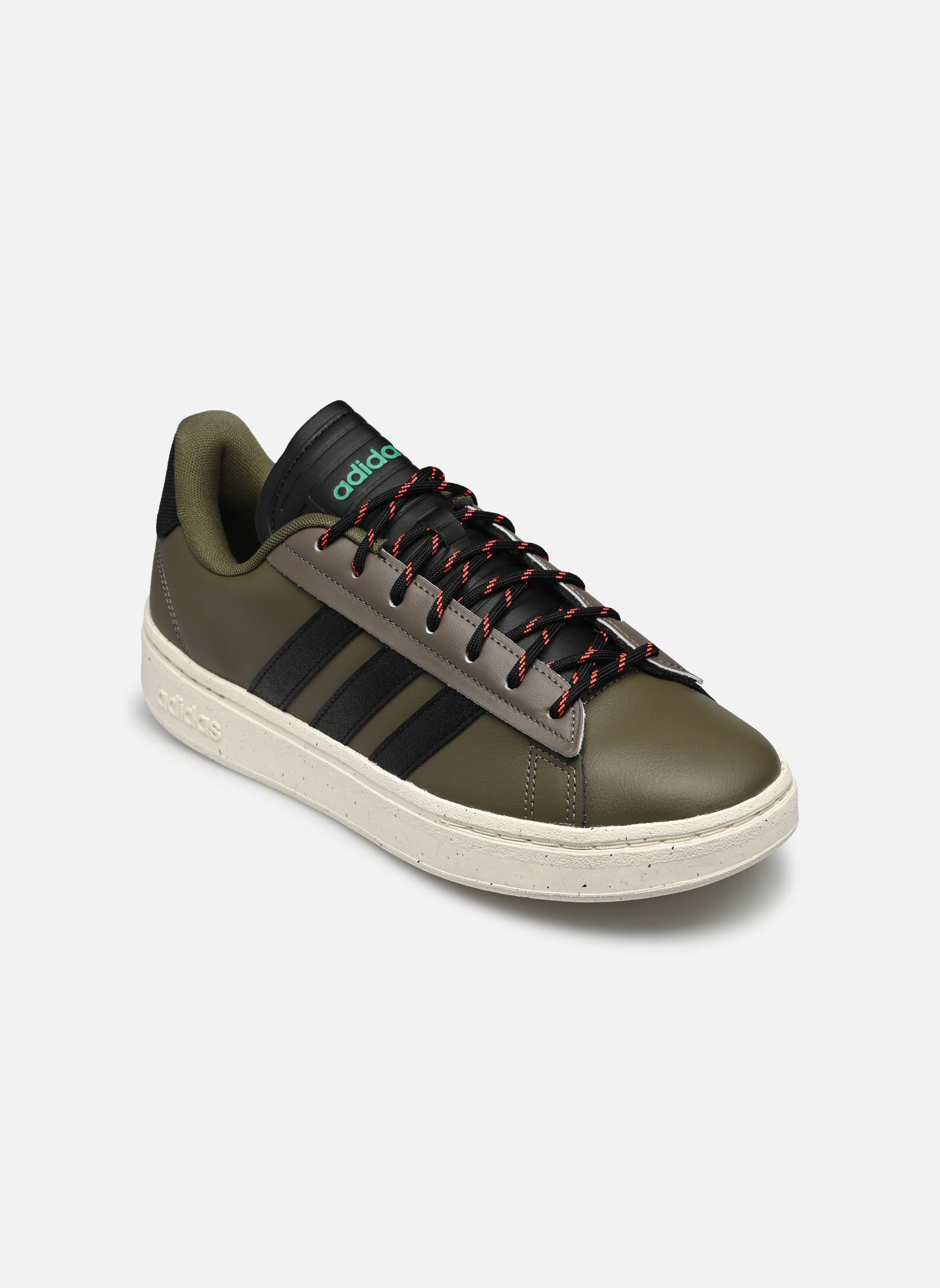 Baskets basses Grand Court Alpha M homme gris adidas sportswear Baskets basses Grand Court Alpha M homme gris OLISTR/CBLACK/COUGRN