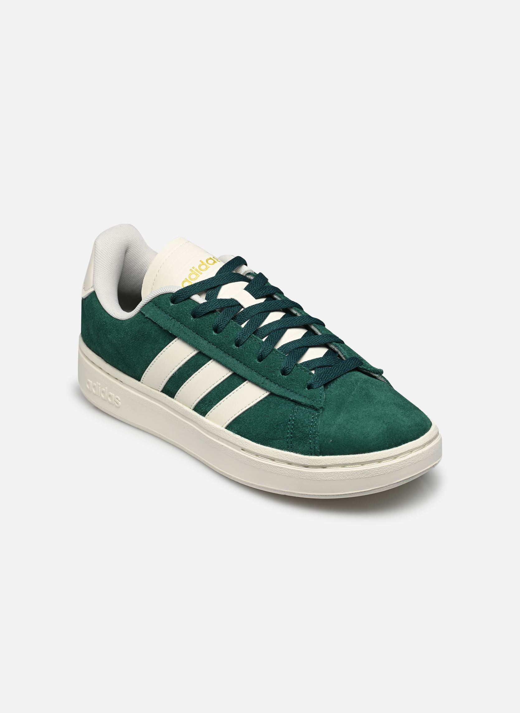 Baskets basses Grand Court Alpha M homme vert adidas sportswear Baskets basses Grand Court Alpha M homme vert CGREEN/OWHITE/GOLDMT