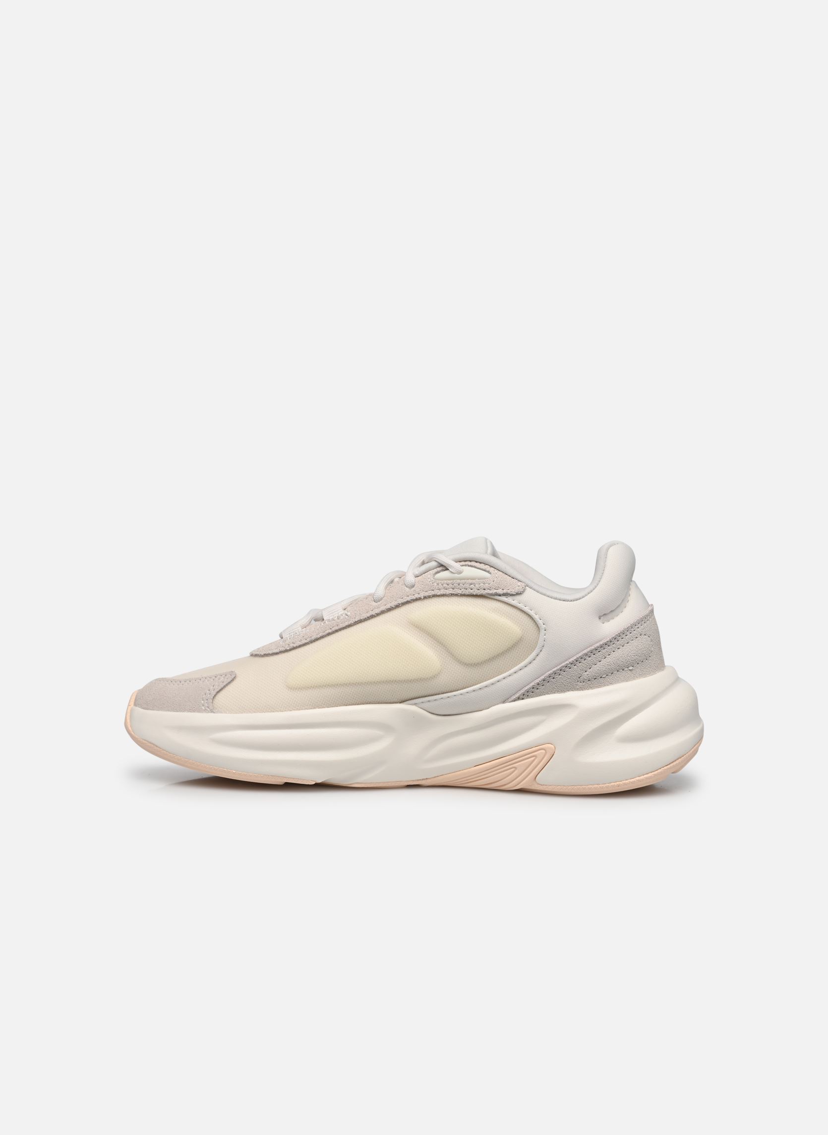Niedrige Sneaker Ozelle damen beige adidas sportswear Niedrige Sneaker Ozelle damen beige CLOWHI/CLOWHI/FTWWHT