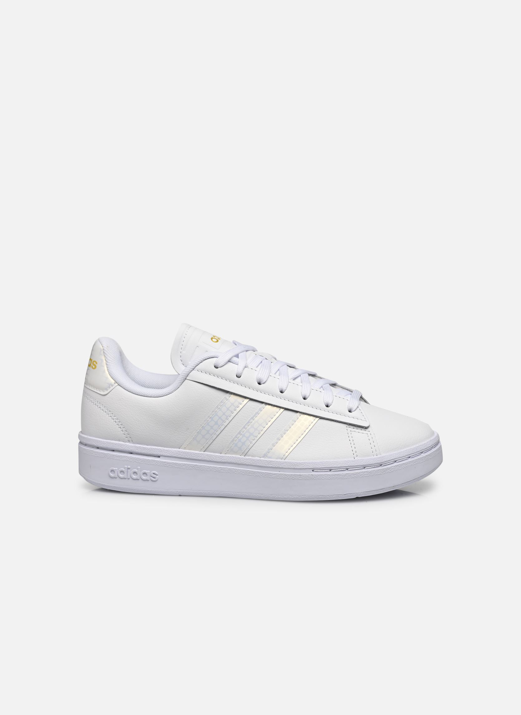 Niedrige Sneaker Grand Court Alpha damen weiß adidas sportswear Niedrige Sneaker Grand Court Alpha damen weiß FTWWHT/FTWWHT/GOLDMT