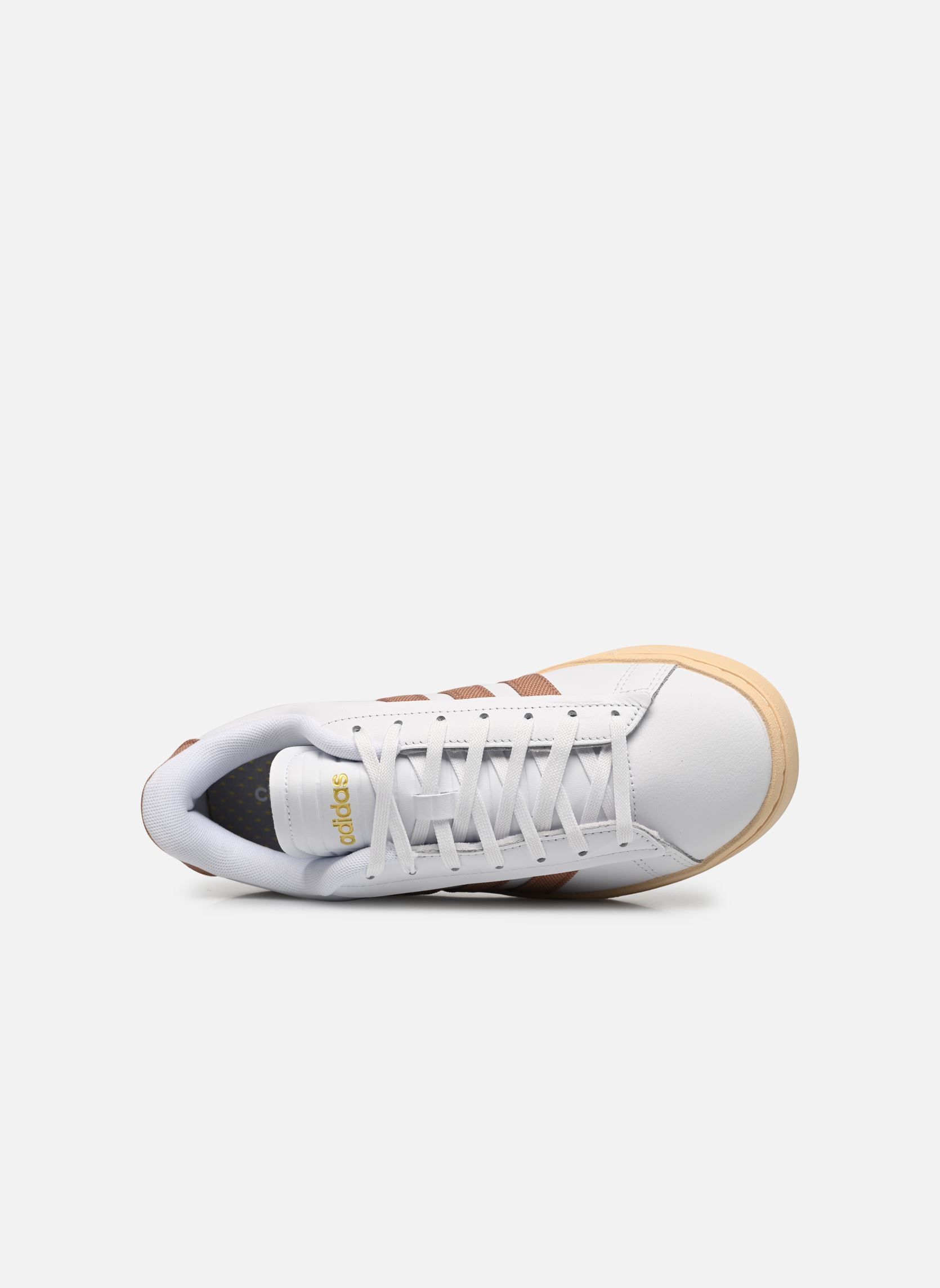Baskets basses Grand Court Alpha femme blanc adidas sportswear Baskets basses Grand Court Alpha femme blanc FTWWHT/CLASTR/GOLDMT