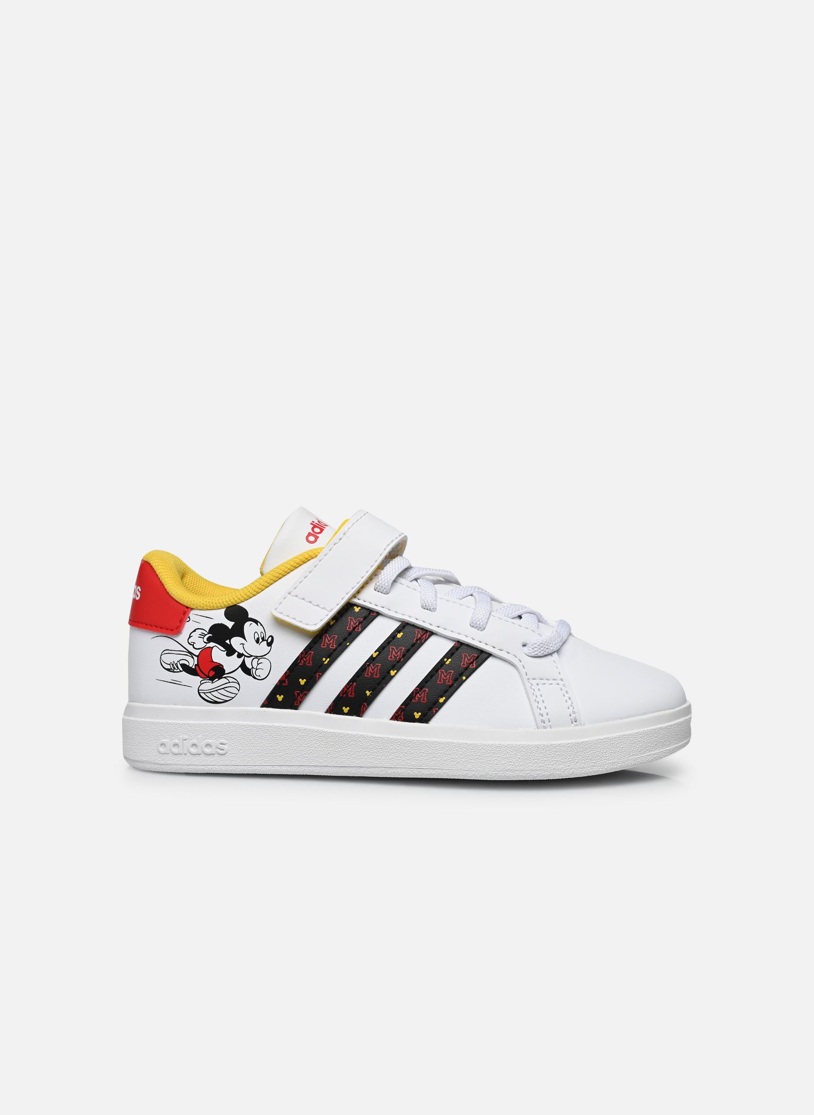 Baskets basses Grand Court Mickey El K blanc adidas sportswear Baskets basses Grand Court Mickey El K blanc FTWWHT/CBLACK/BETSCA