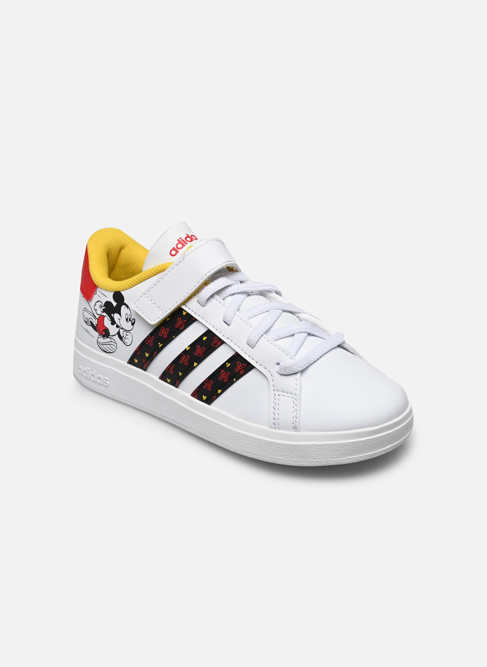Baskets basses Grand Court Mickey El K blanc adidas sportswear Baskets basses Grand Court Mickey El K blanc FTWWHT/CBLACK/BETSCA