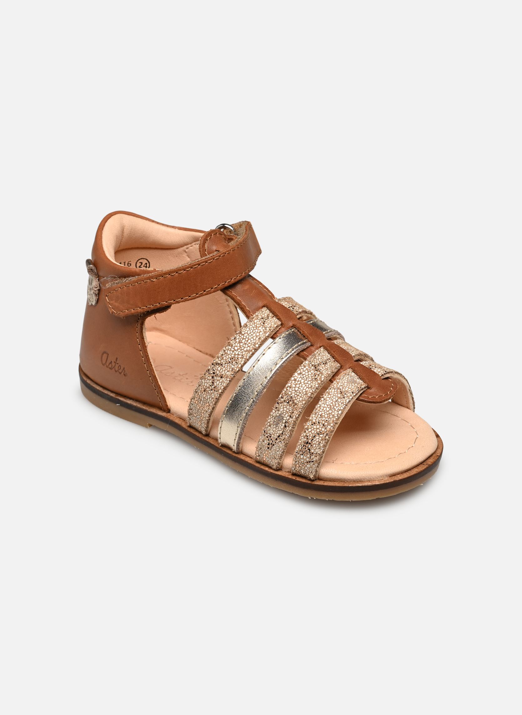 Sandalen Nime mädchen braun Aster Sandalen Nime mädchen braun CAMEL LÉO
