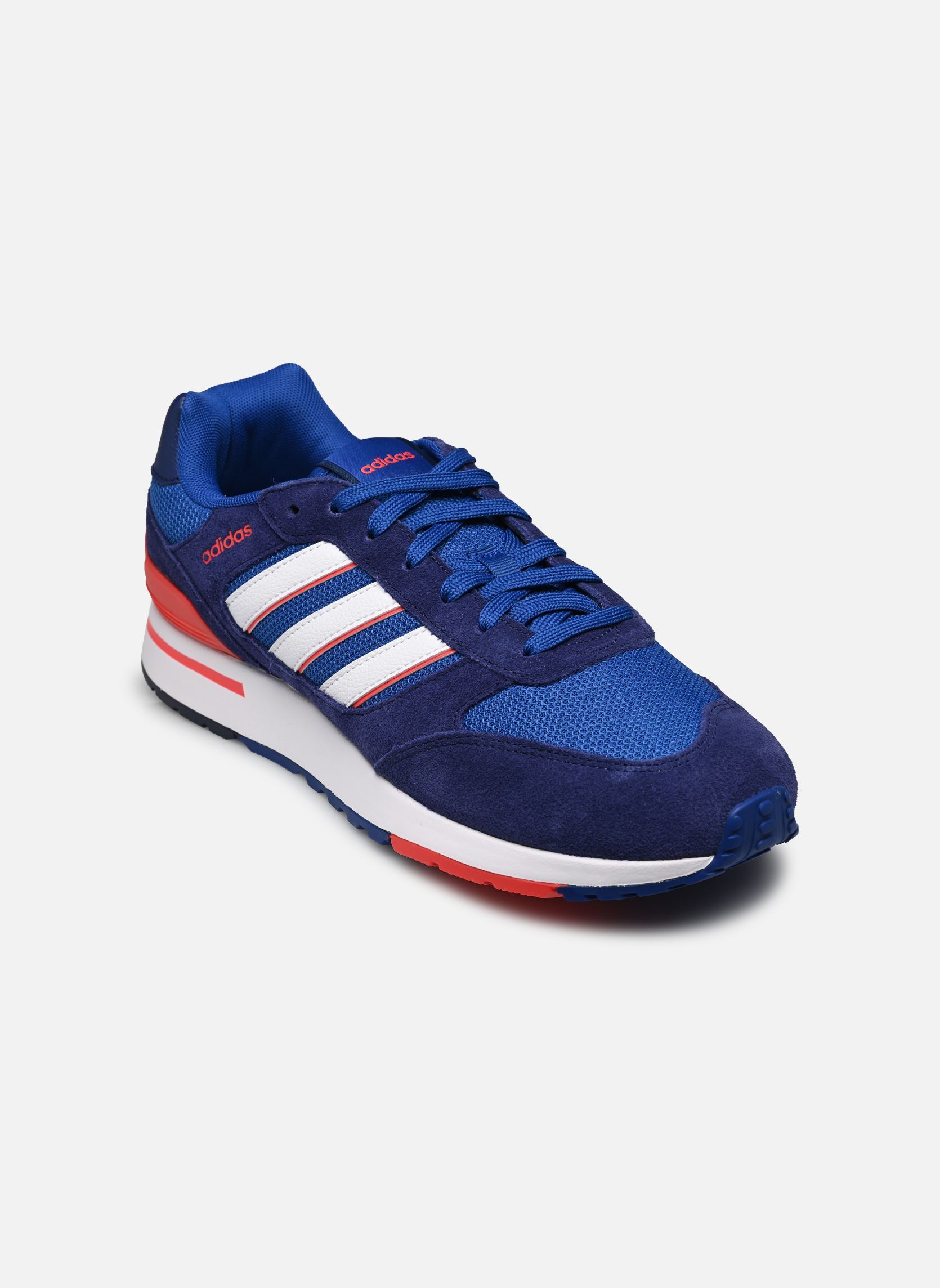 Baskets basses Run 80S M homme bleu adidas sportswear Baskets basses Run 80S M homme bleu DKBLUE/FTWWHT/BRIRED