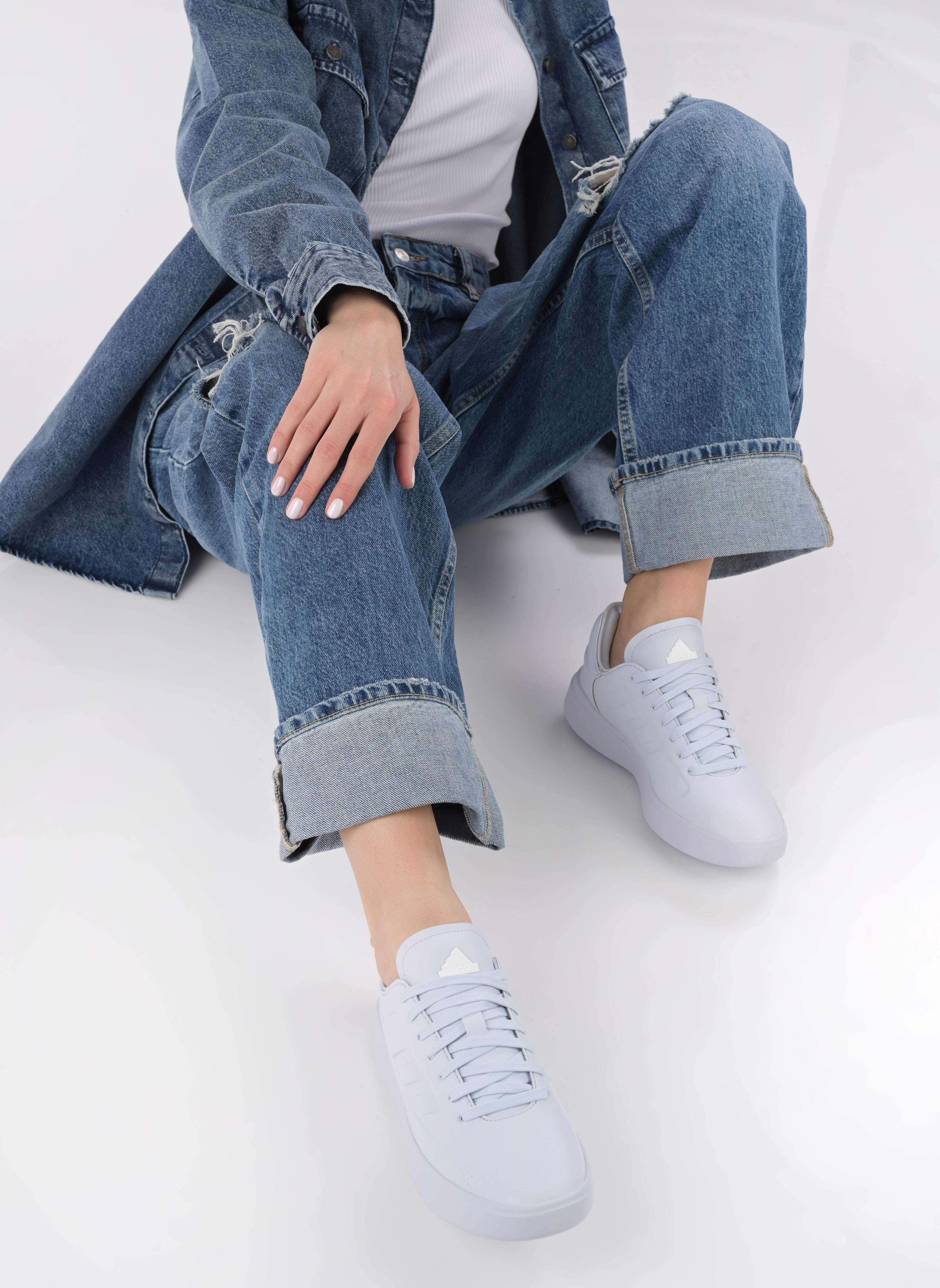Niedrige Sneaker Zntasy W damen blau adidas sportswear Niedrige Sneaker Zntasy W damen blau HALBLU/HALBLU/FTWWHT