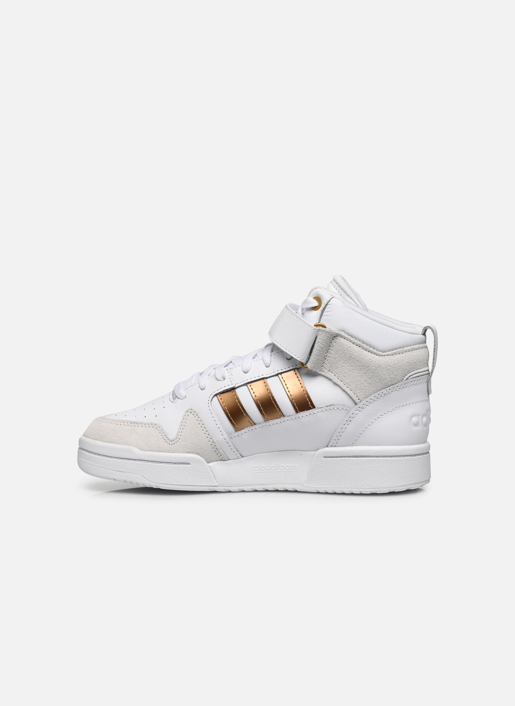 Niedrige Sneaker Postmove Mid W damen weiß adidas sportswear Niedrige Sneaker Postmove Mid W damen weiß FTWWHT/FTWWHT/MAGOLD