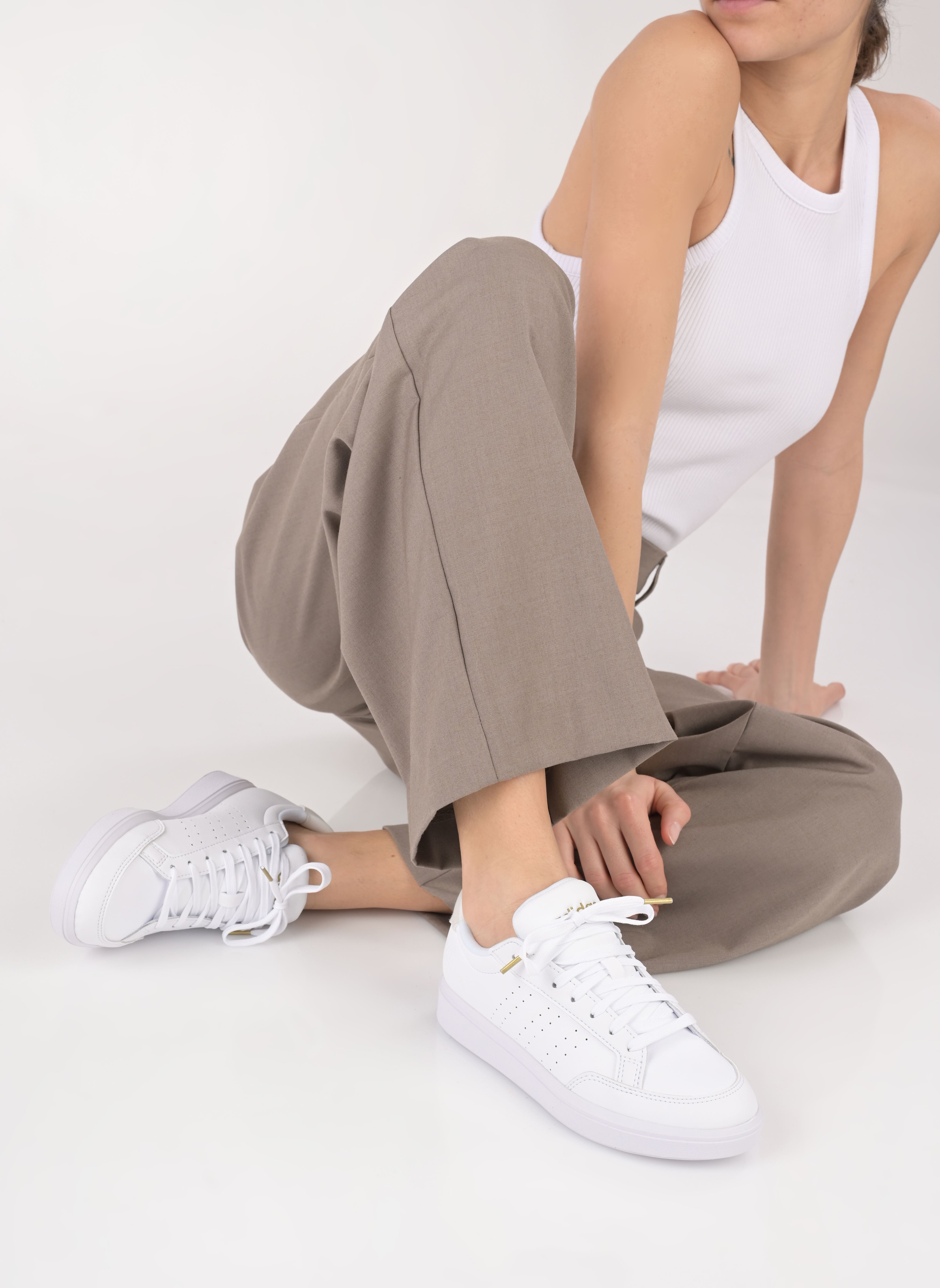 Niedrige Sneaker Nova Court W damen weiß adidas sportswear Niedrige Sneaker Nova Court W damen weiß FTWWHT/CRYWHT/MAGOLD