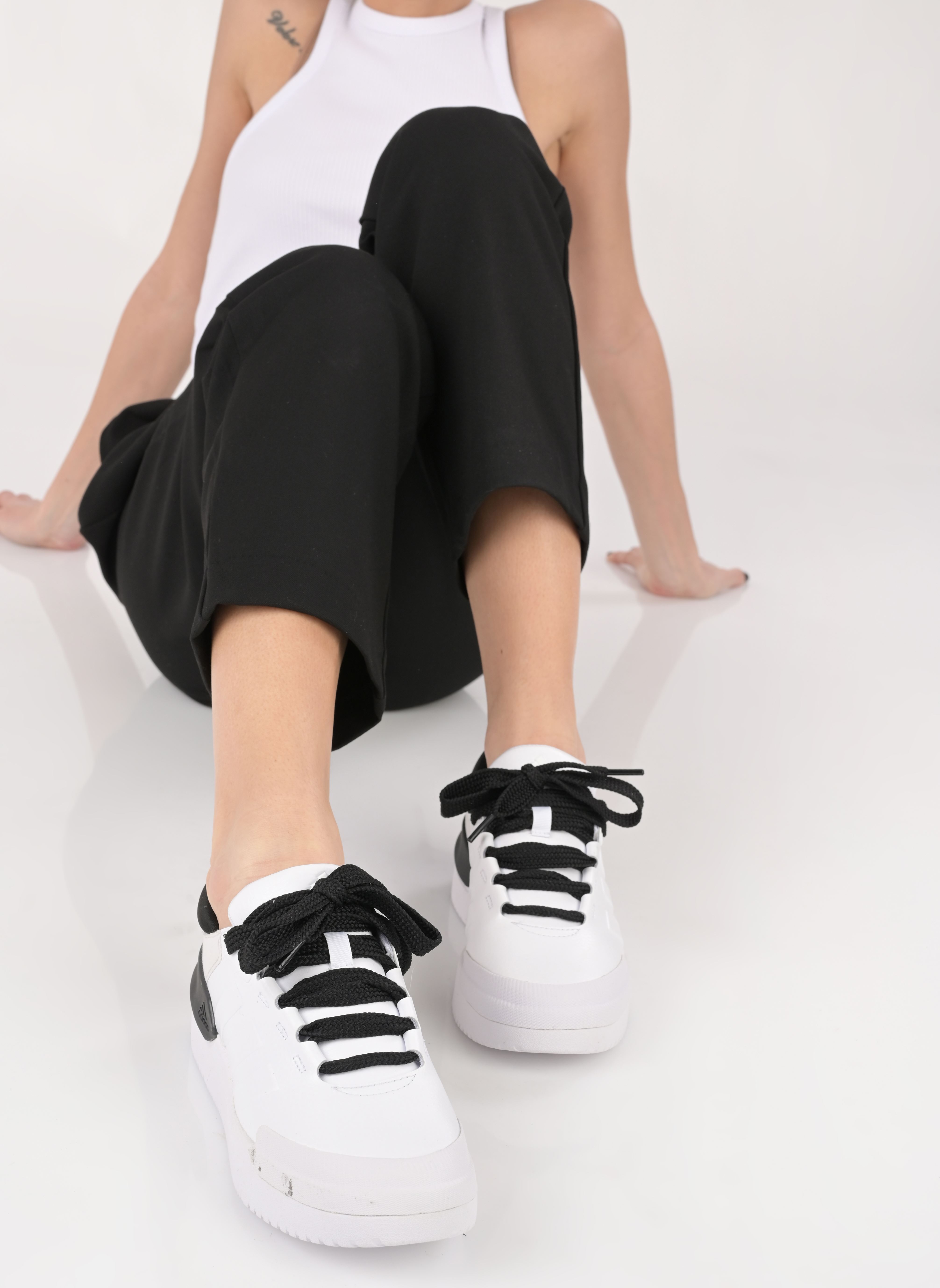 Niedrige Sneaker Court Funk damen weiß adidas sportswear Niedrige Sneaker Court Funk damen weiß FTWWHT/FTWWHT/CBLACK