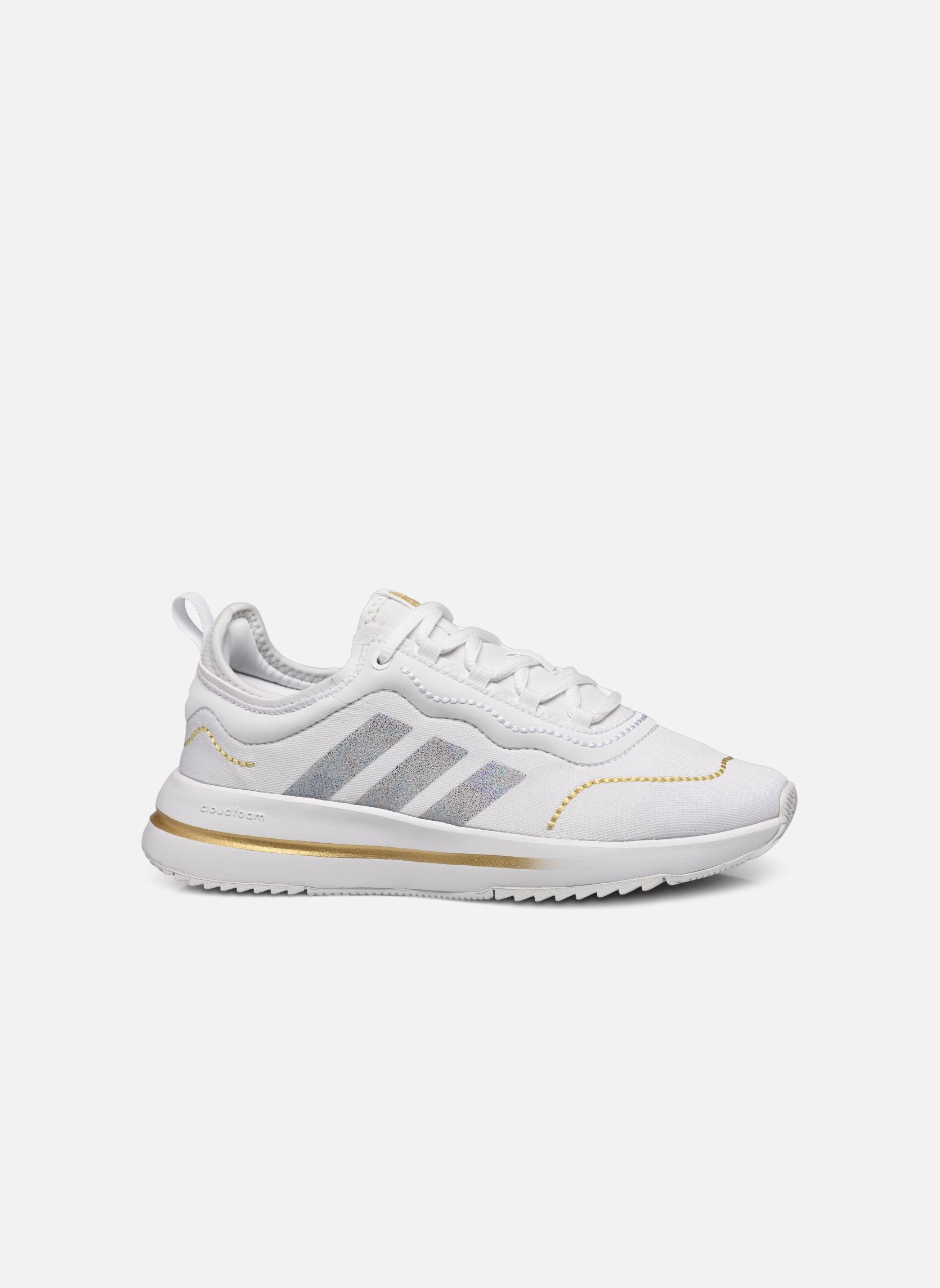 Niedrige Sneaker Fukasa Run damen weiß adidas sportswear Niedrige Sneaker Fukasa Run damen weiß FTWWHT/FTWWHT/MAGOLD