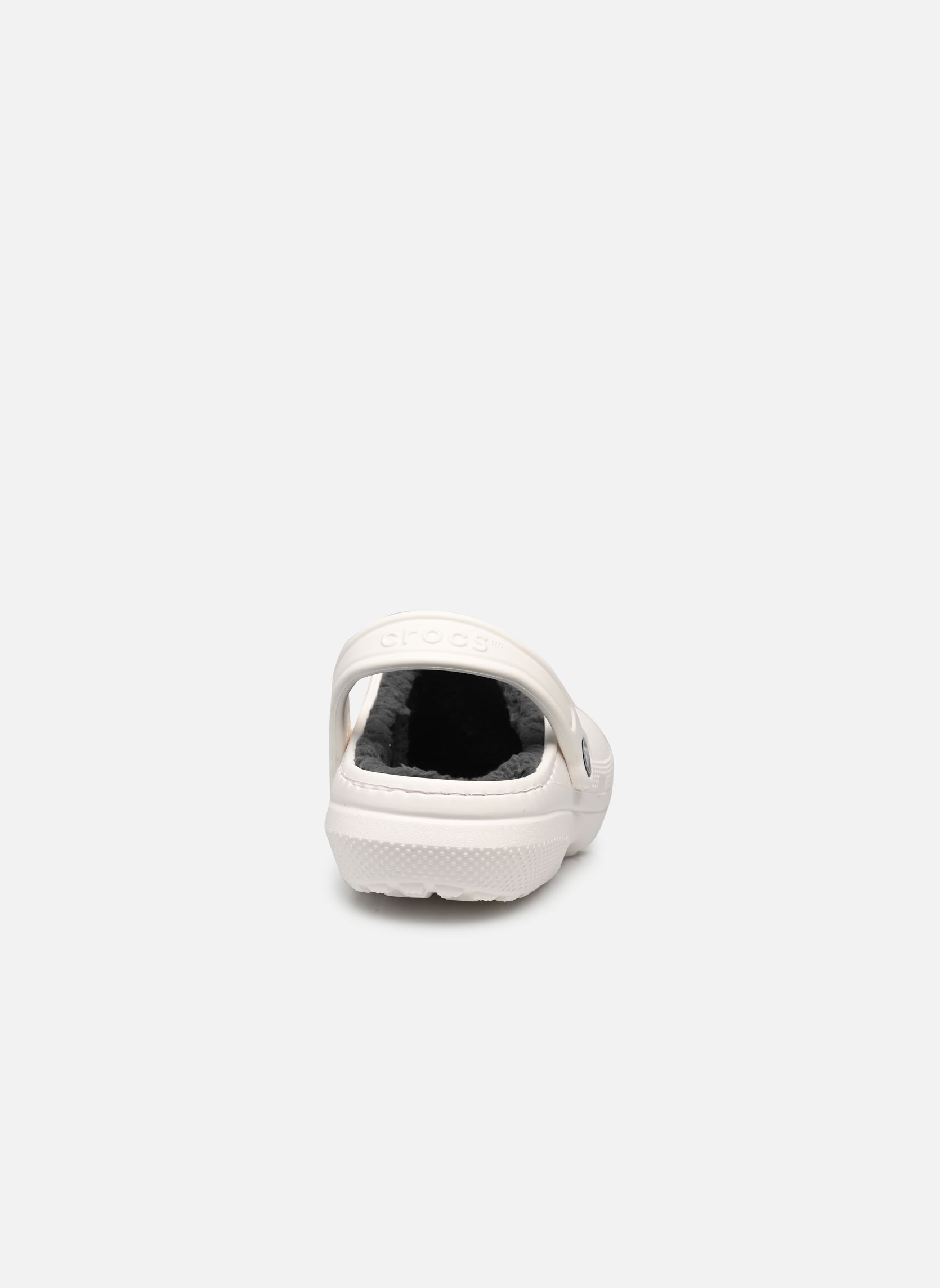 Pantoletten Classic Lined Clog Whi/Gry damen weiß Crocs Pantoletten Classic Lined Clog Whi/Gry damen weiß WHITE/GREY